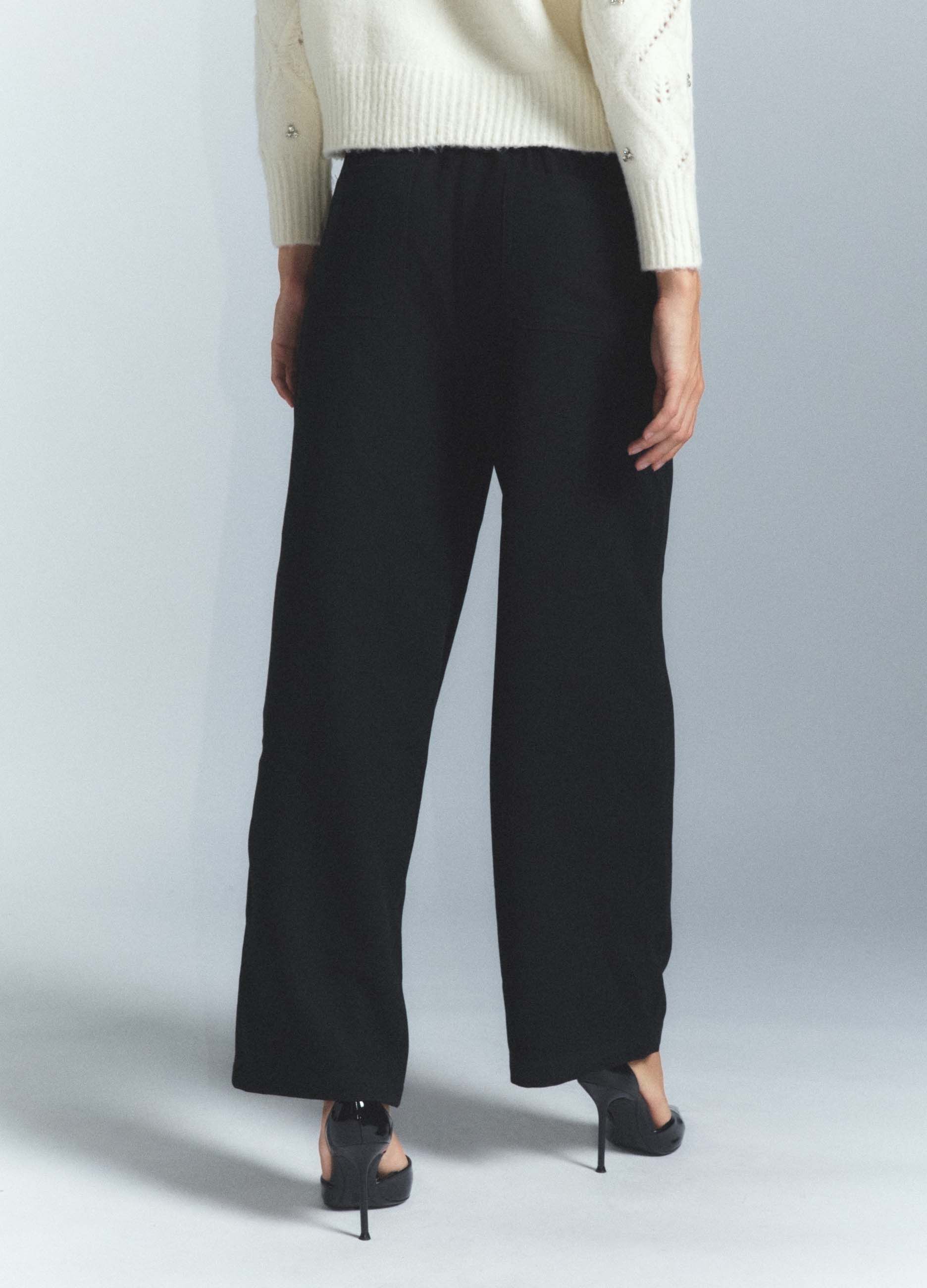 Jogger Straight Fit in Twill stretch donna_3