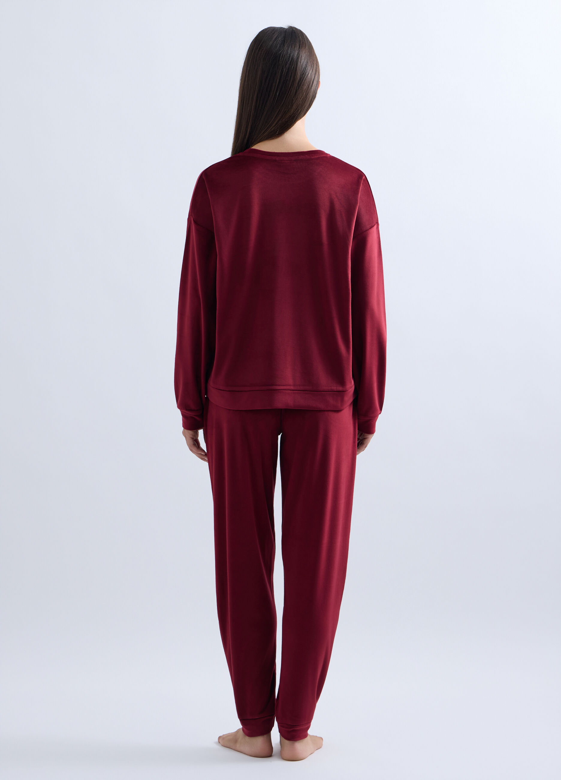 Set pigiama velour stretch donna_1