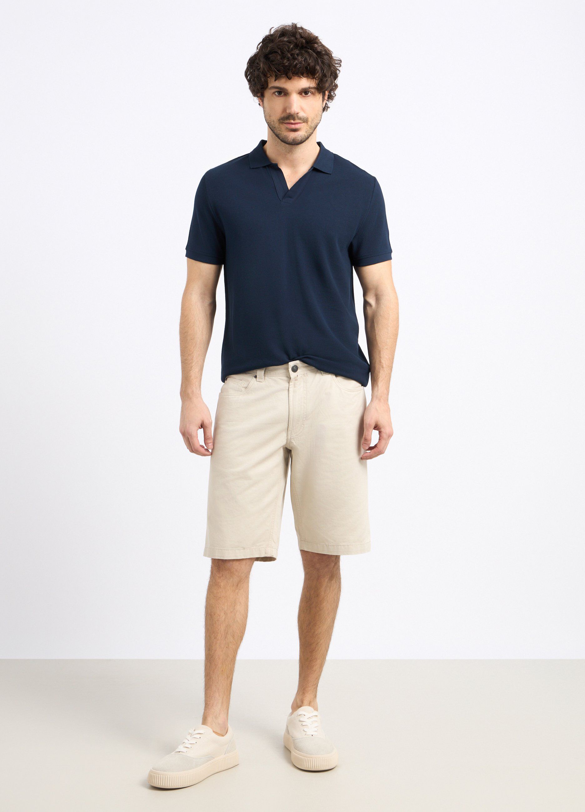 Bermuda in puro cotone uomo_0