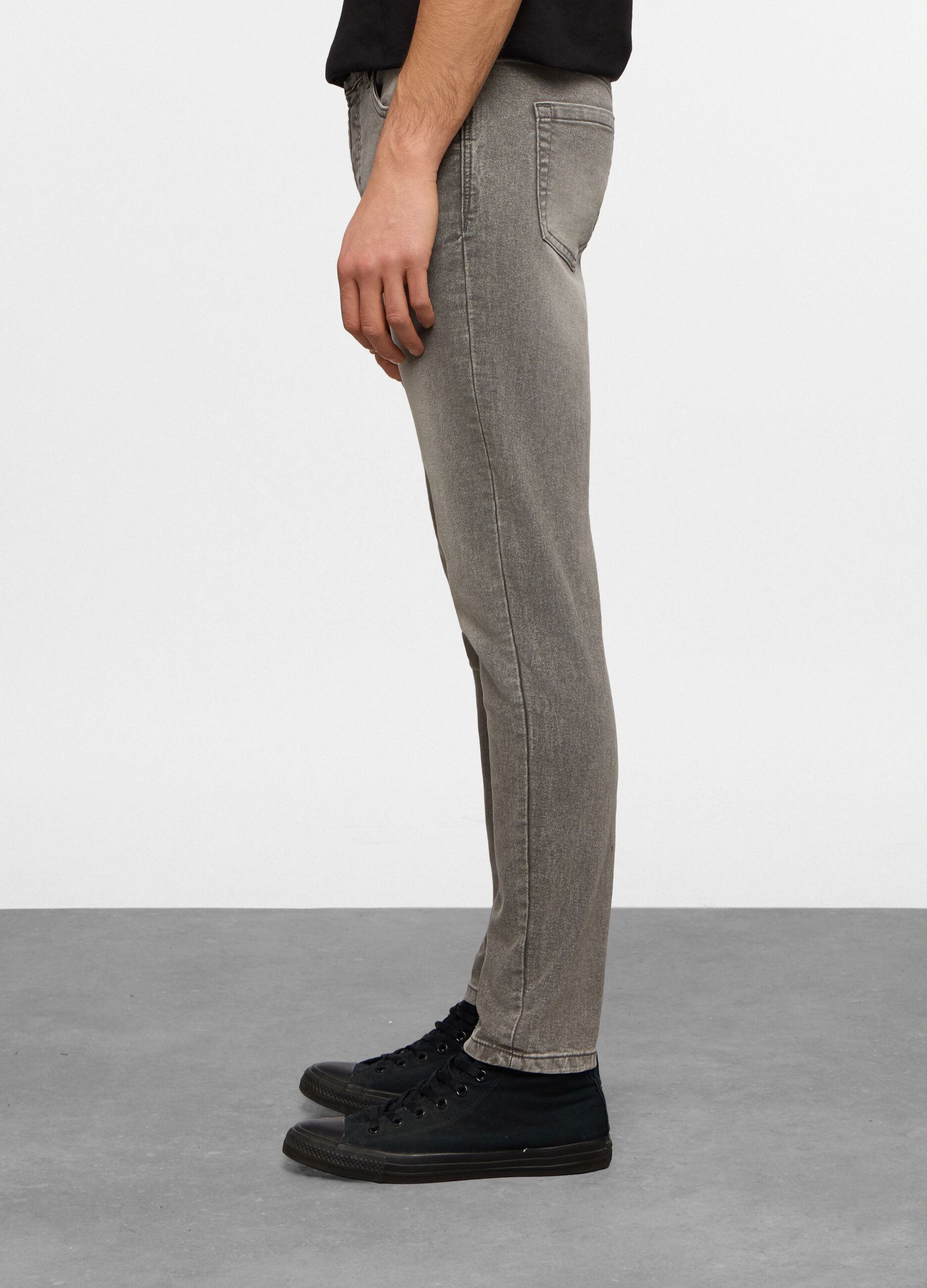 Jeans 5 tasche skinny fit in cotone stretch uomo_2