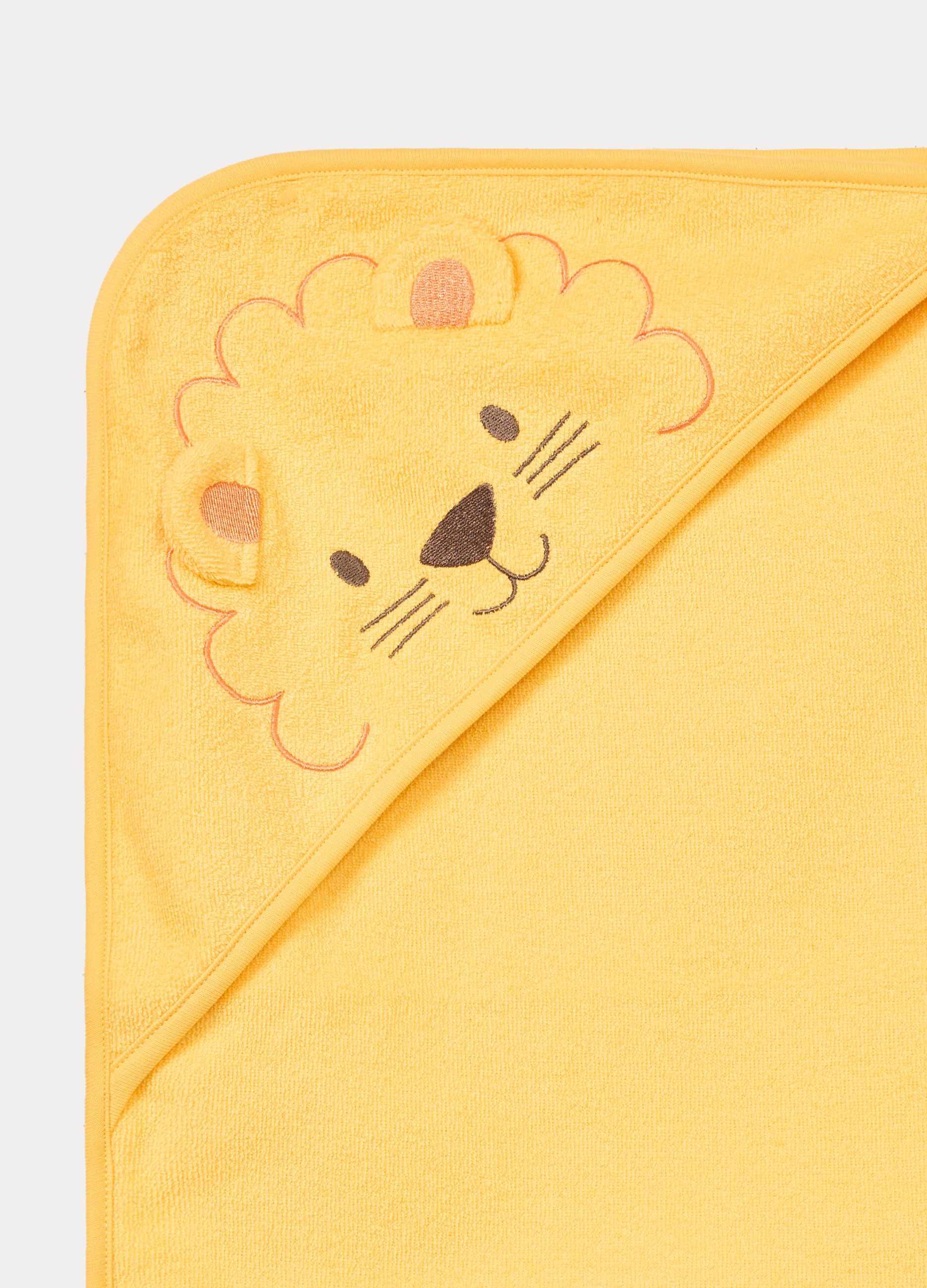 Asciugamano in spugna misto cotone neonata_2