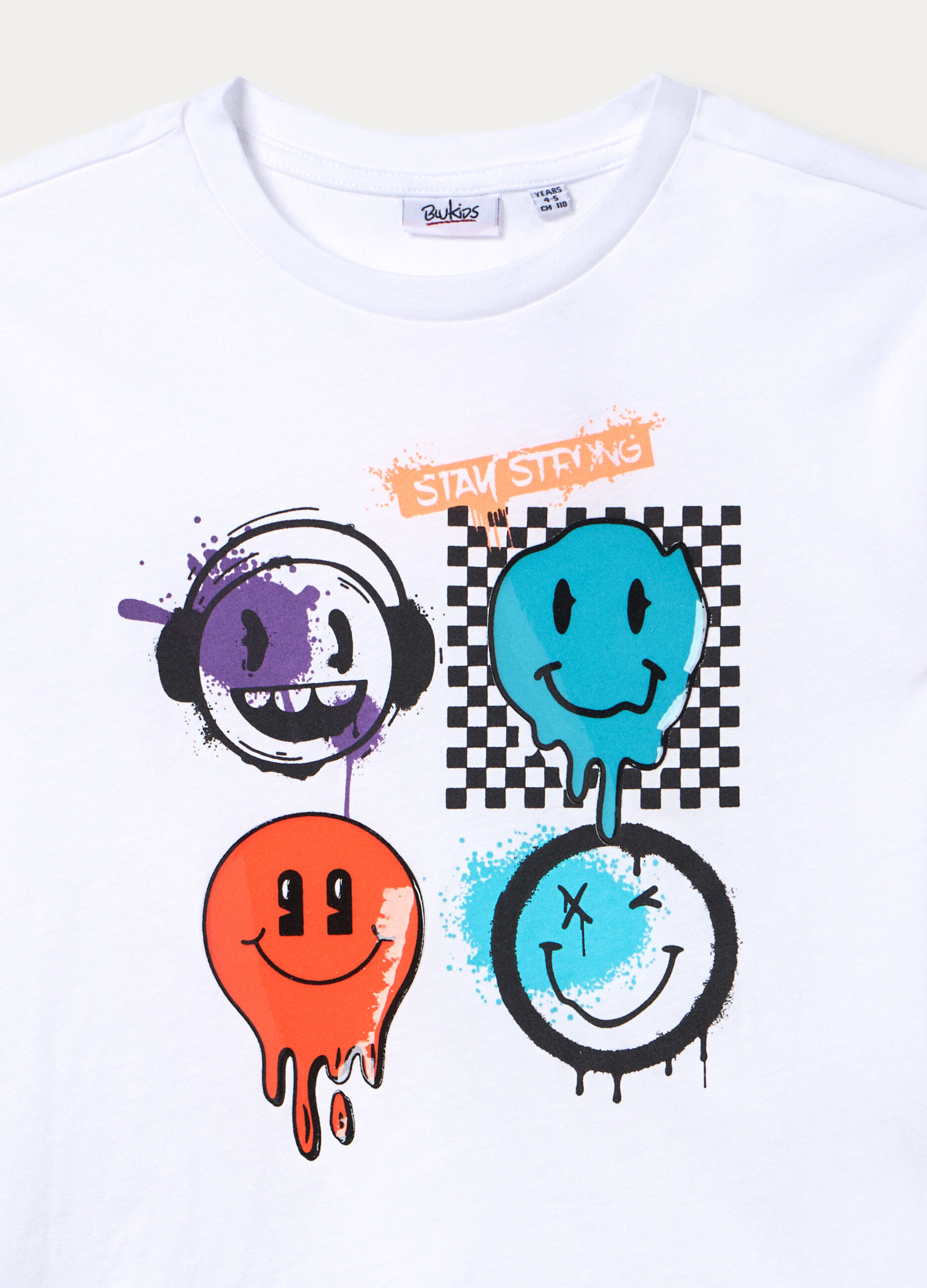 T-shirt girocollo in jersey di puro cotone bambino_2