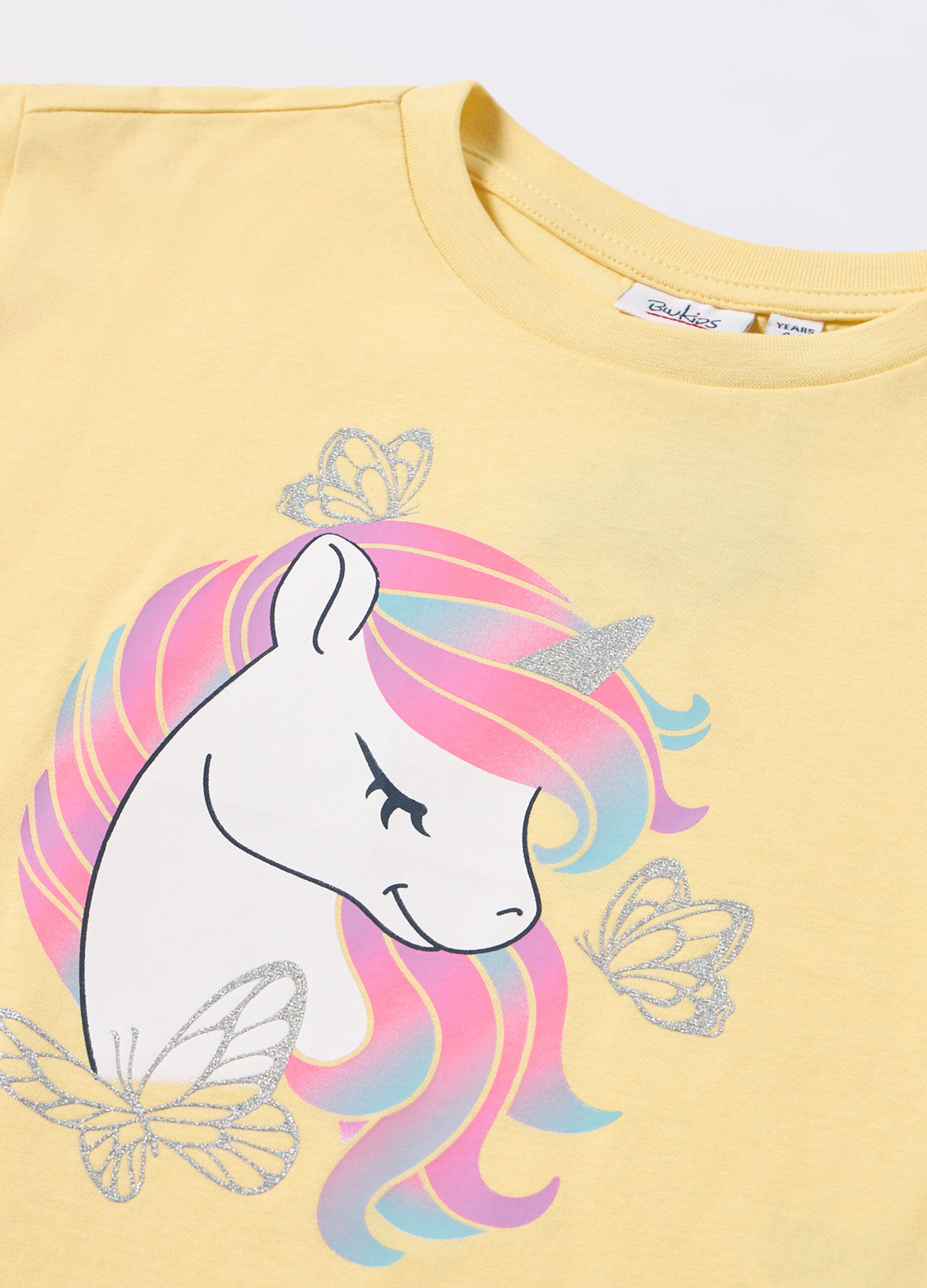 T-shirt in jersey di puro cotone bambina_1