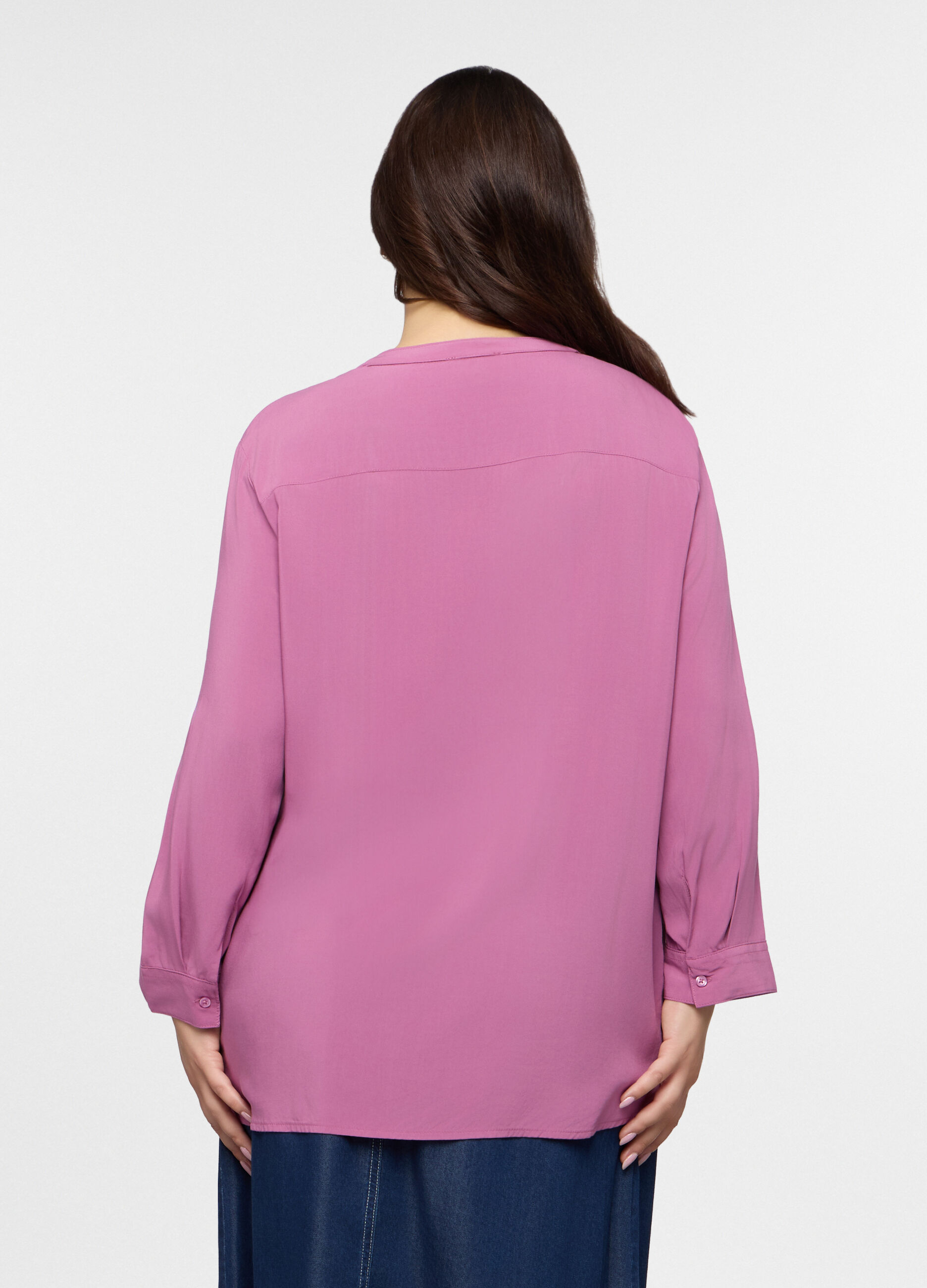 Blusa in pura viscosa donna curvy_1