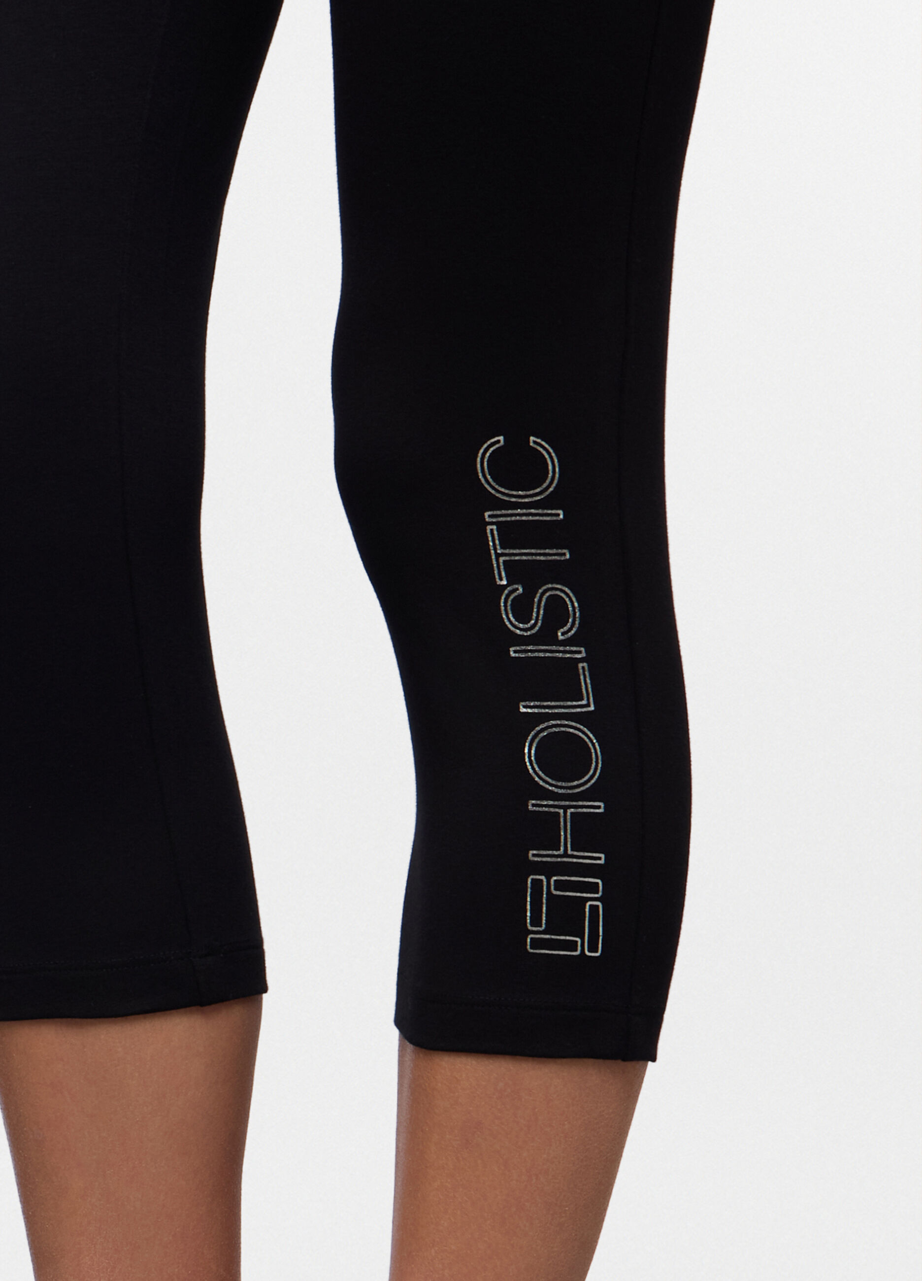 Leggings Capri Fit Skinny in jersey di cotone stretch donna_2