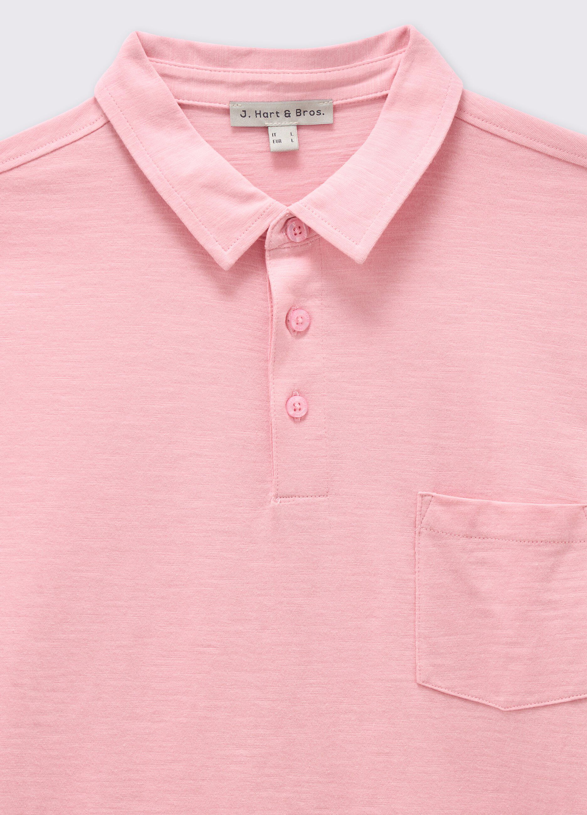 Polo in puro cotone slub uomo_1
