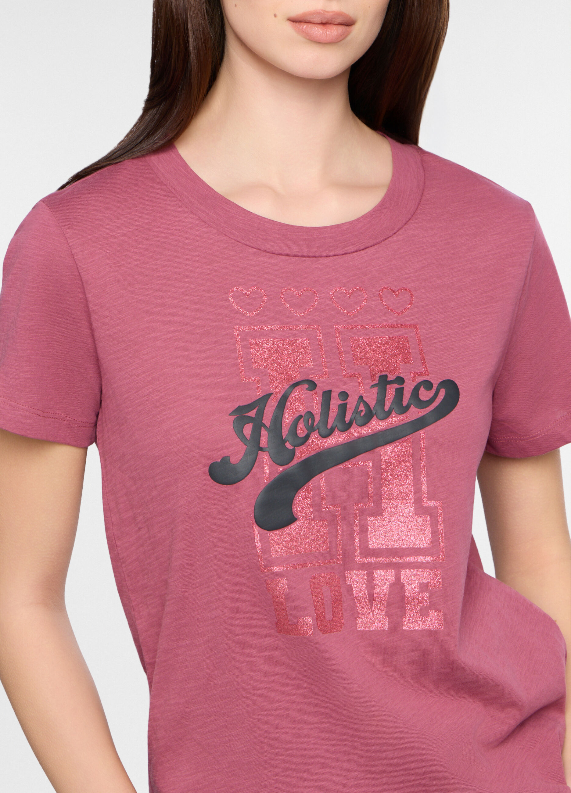 T-shirt girocollo donna_2