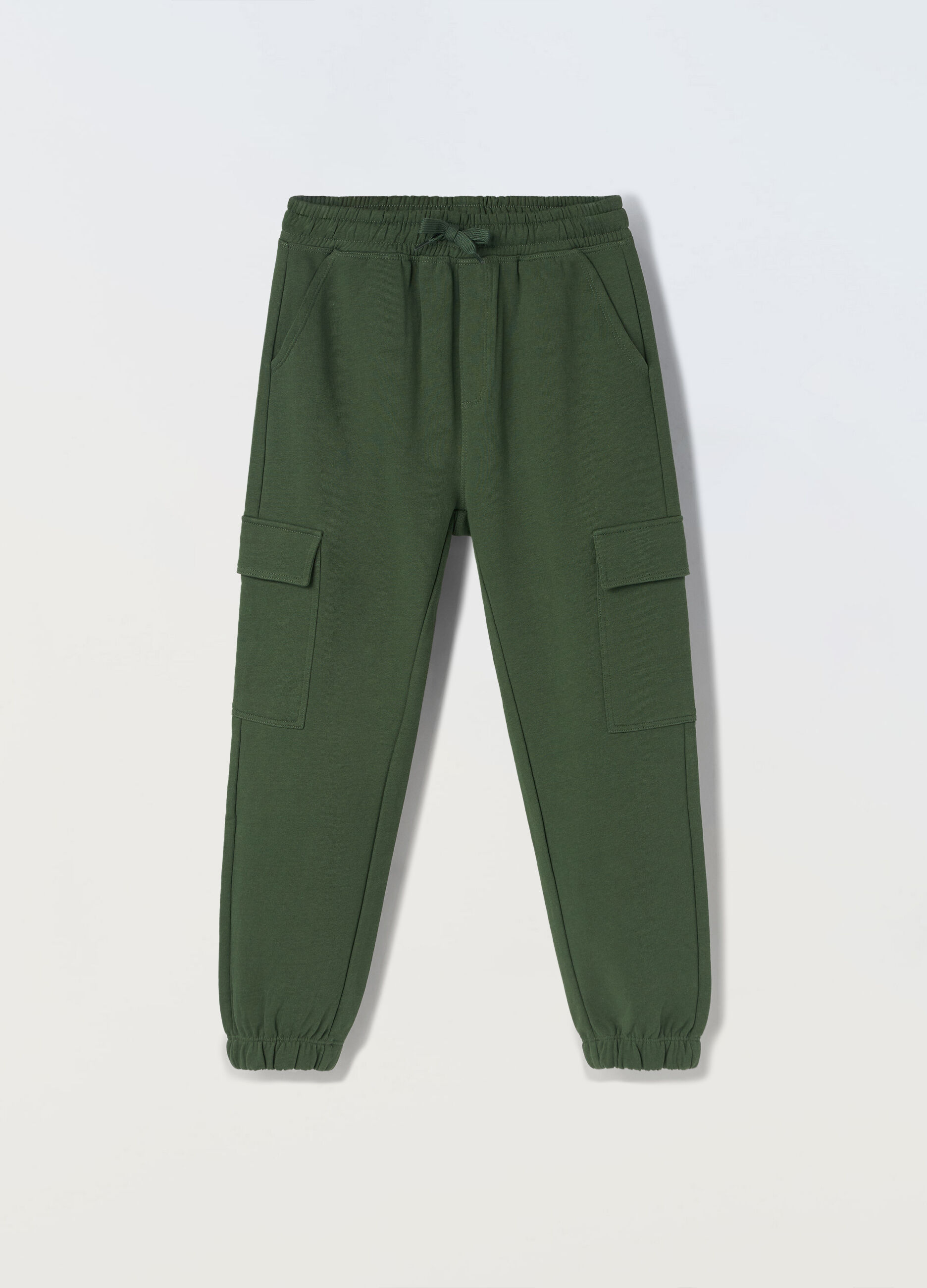 Jogger cargo in puro cotone ragazzo_0