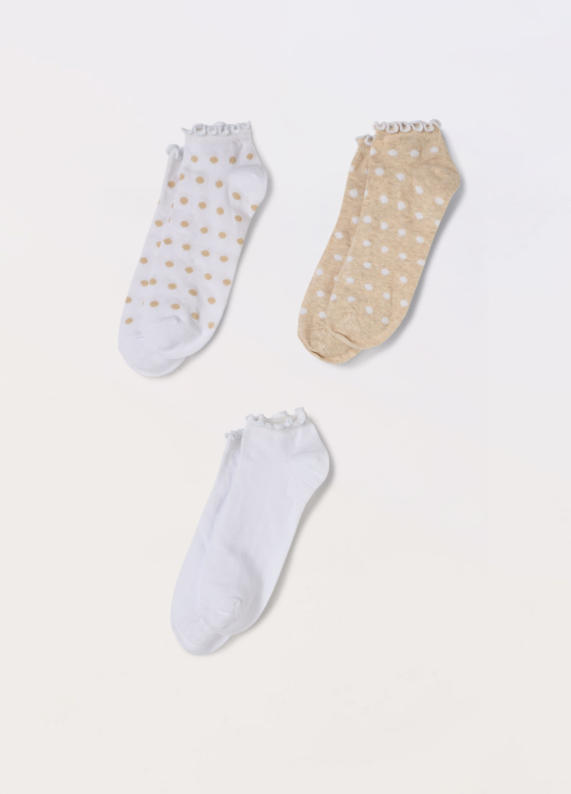 Pack 3 calze corte misto cotone donna_0