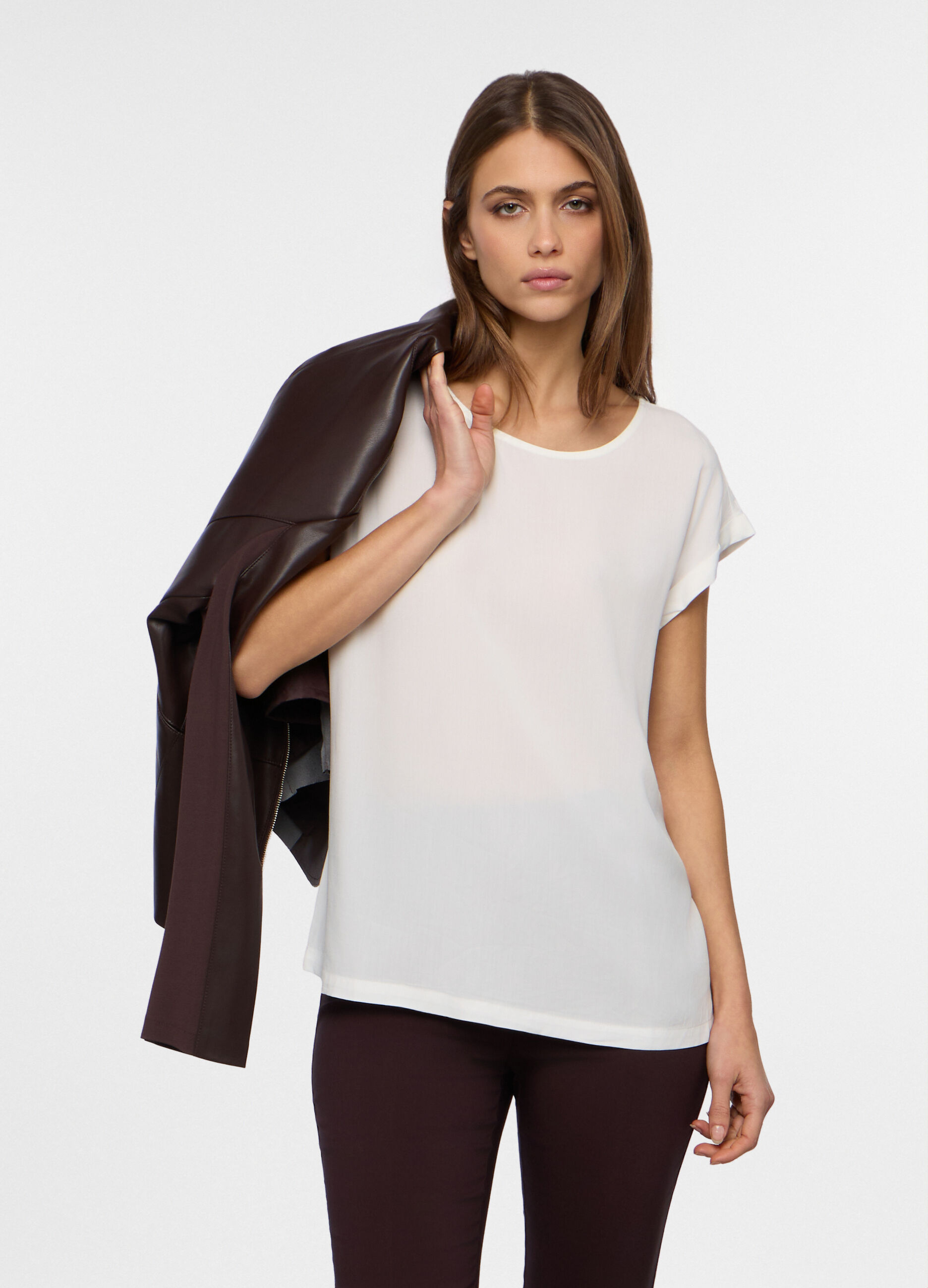 Top in pura viscosa donna _0