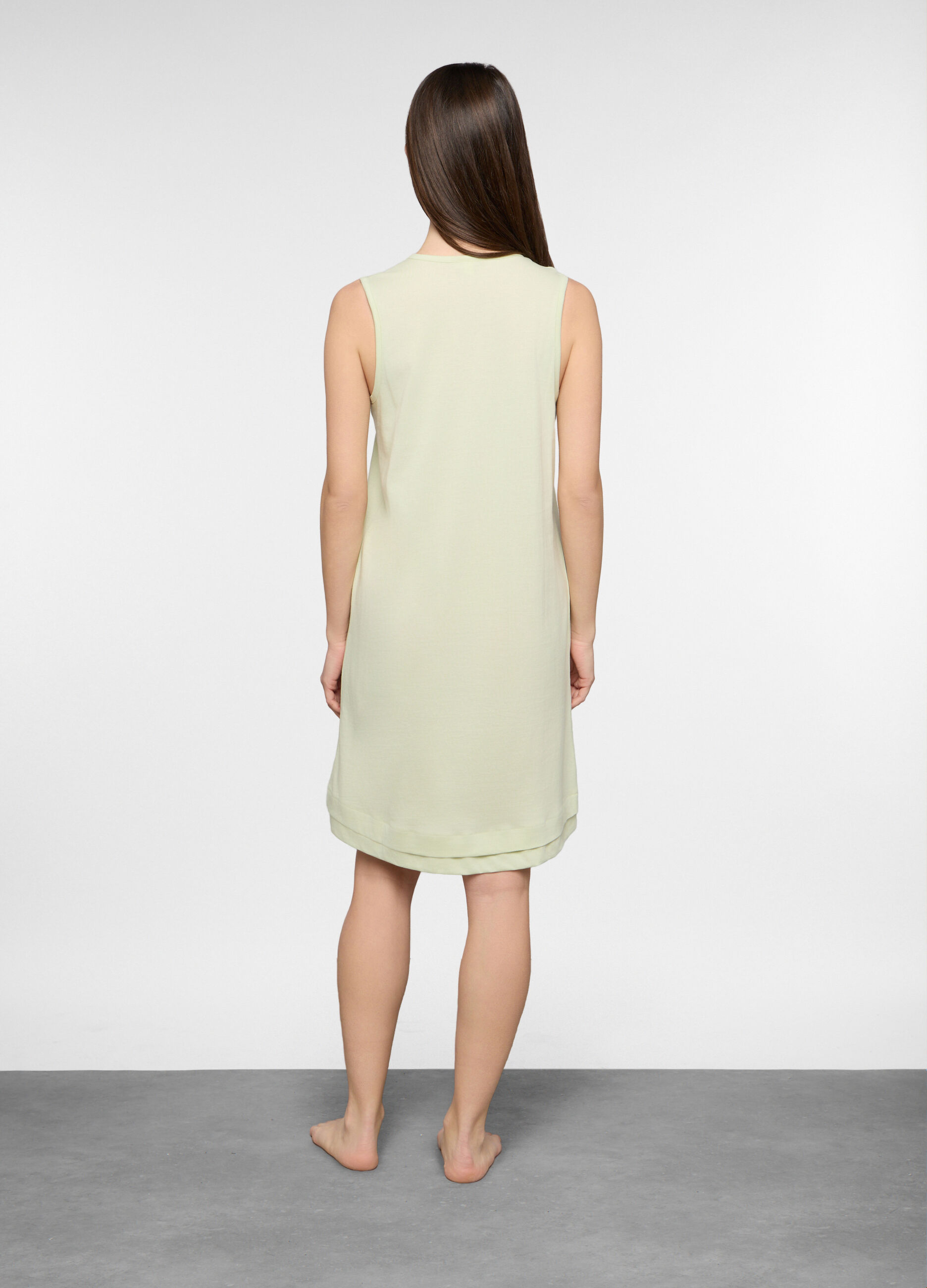 Camicia da notte in jersey di puro cotone donna_1