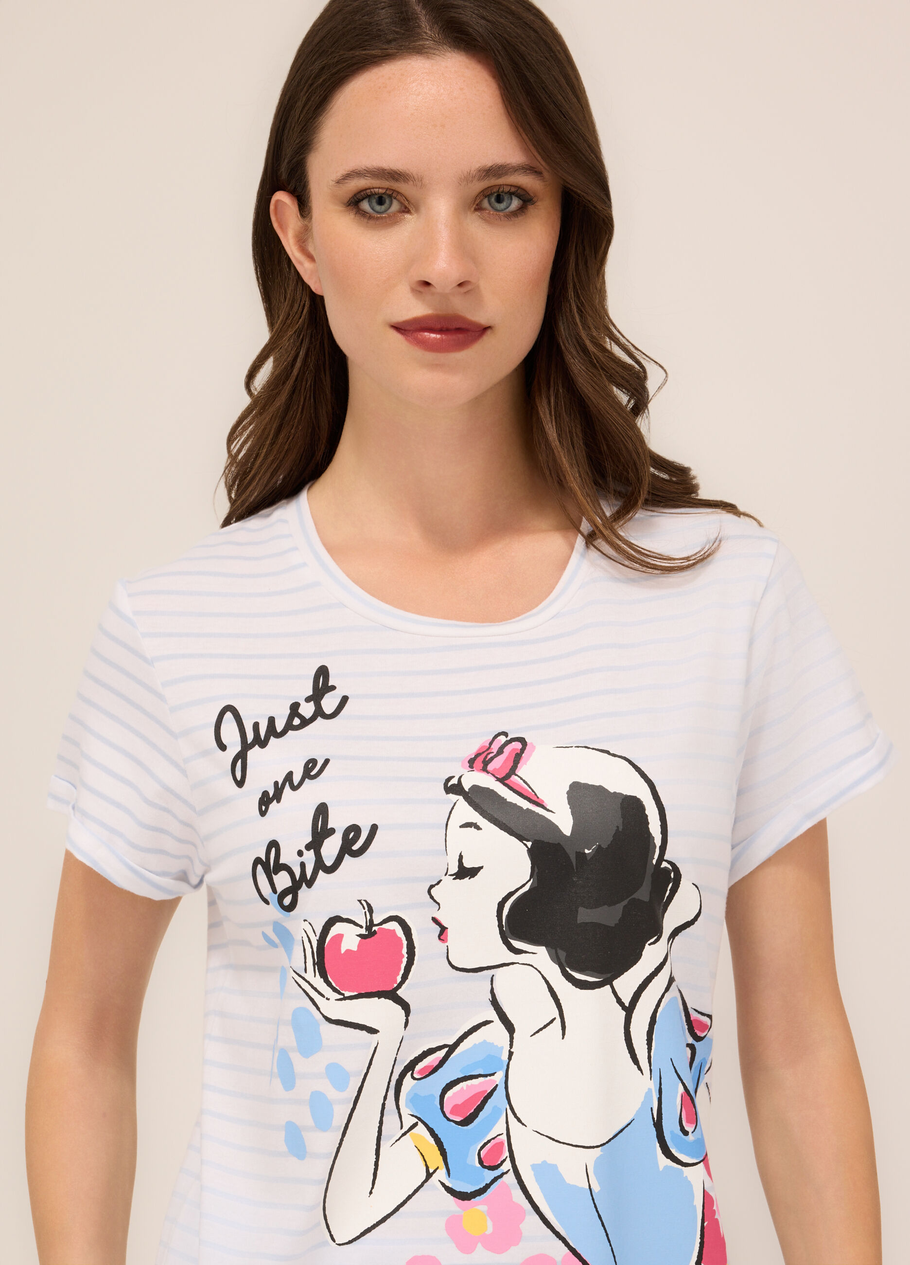 Set pigiama corto in puro cotone donna_2