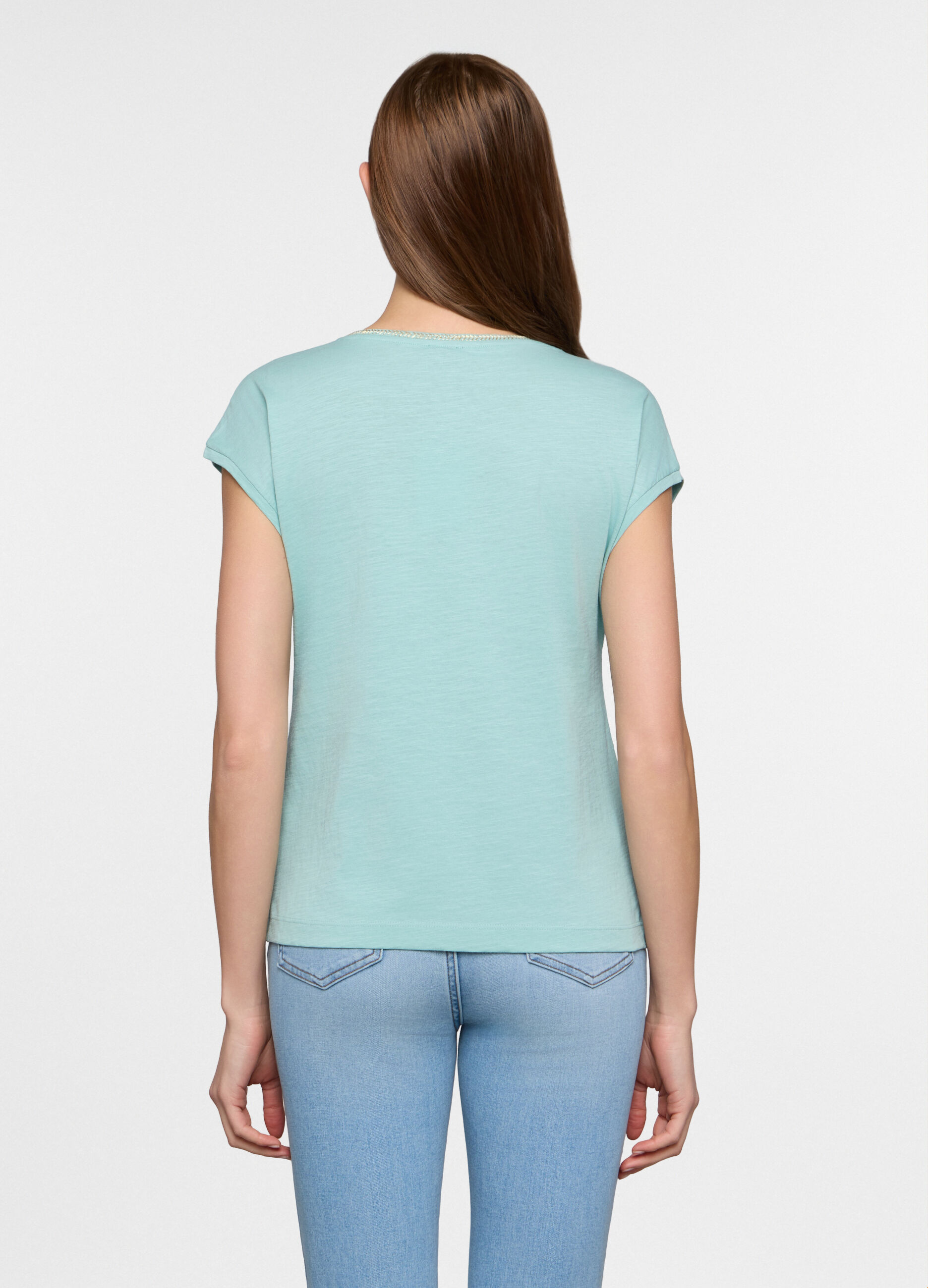 T-shirt girocollo donna_1