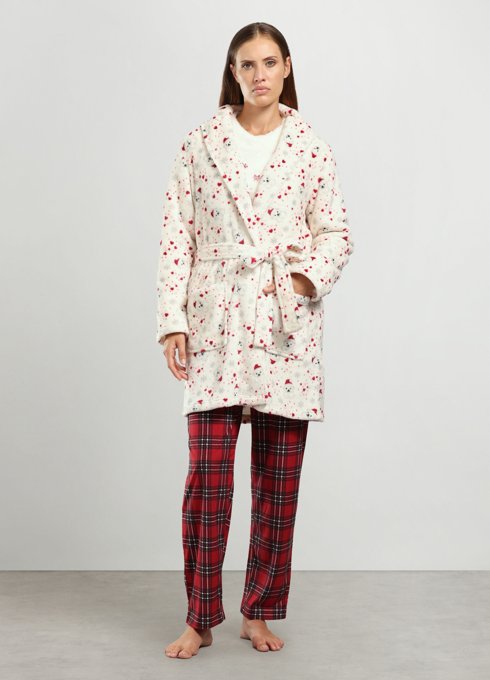 Vestaglia coral fleece donna_0