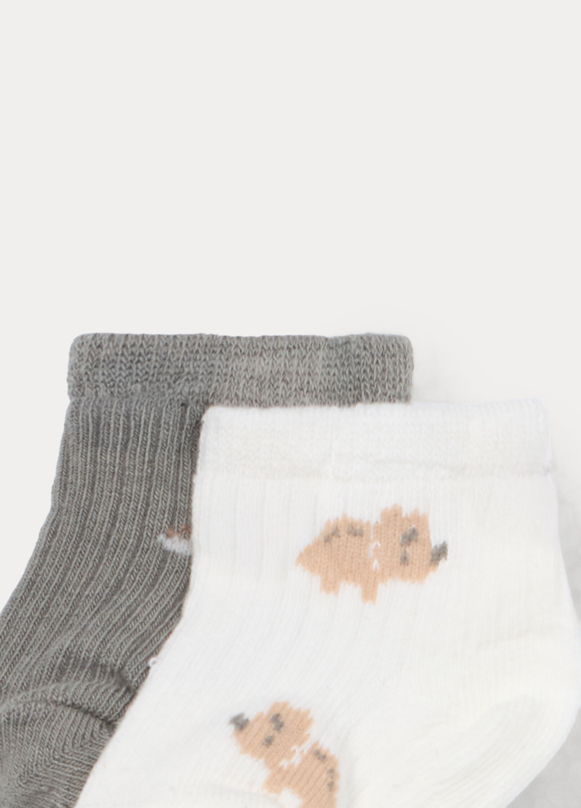 Pack 2 calzini corti misto cotone neonato_2