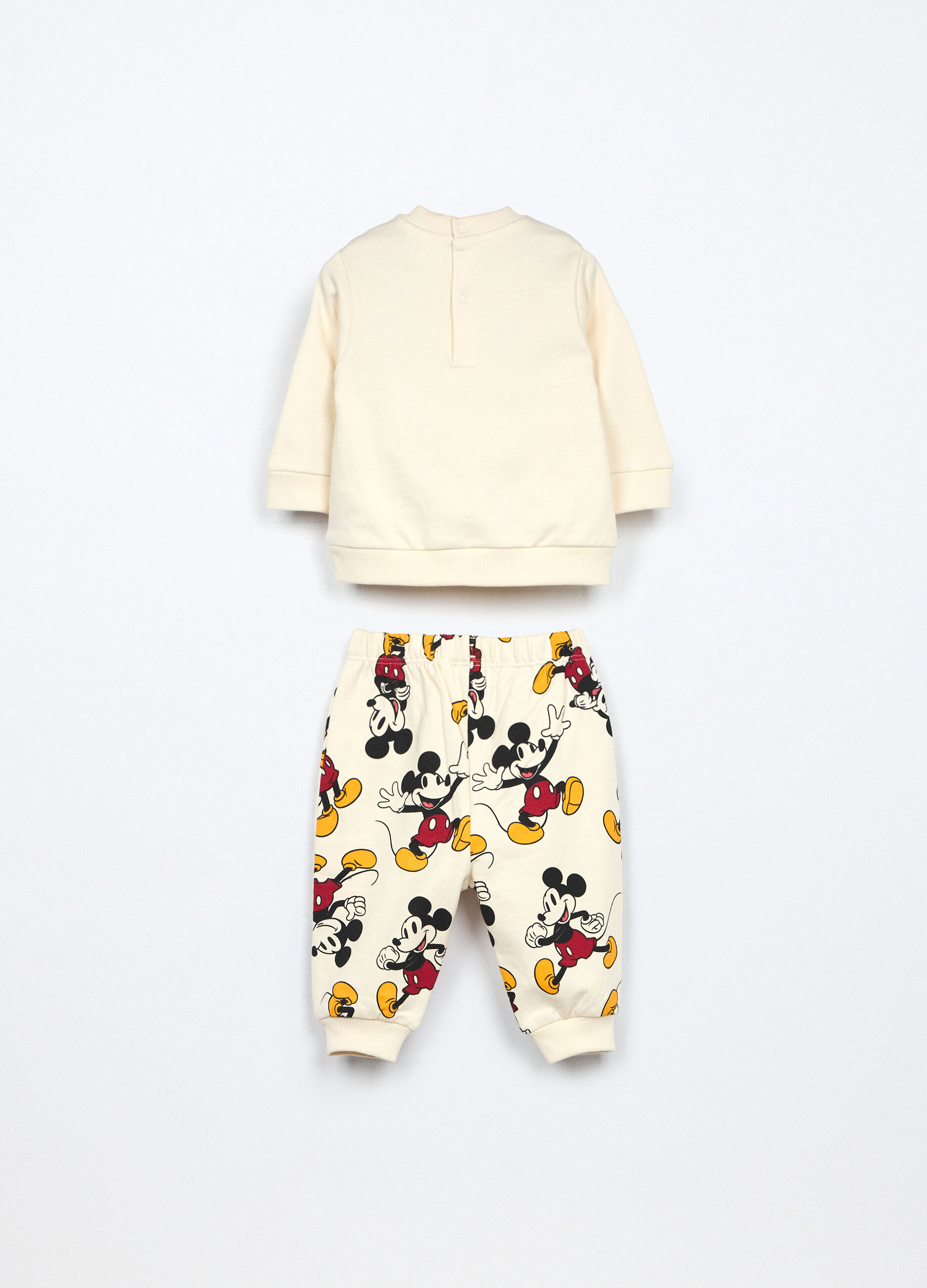 Jogging set in puro cotone fleece neonato_1