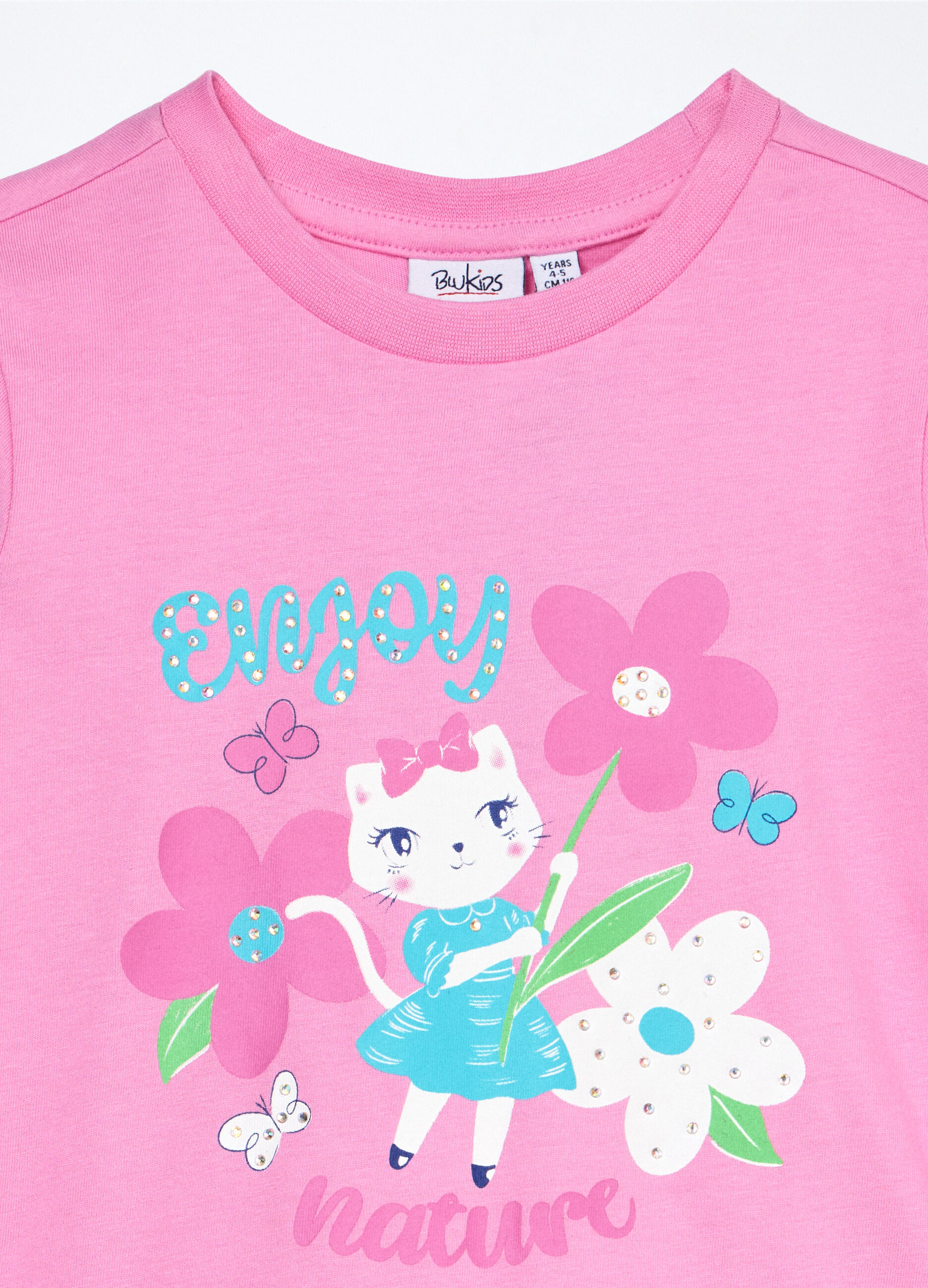 T-shirt in jersey di puro cotone bambina_2