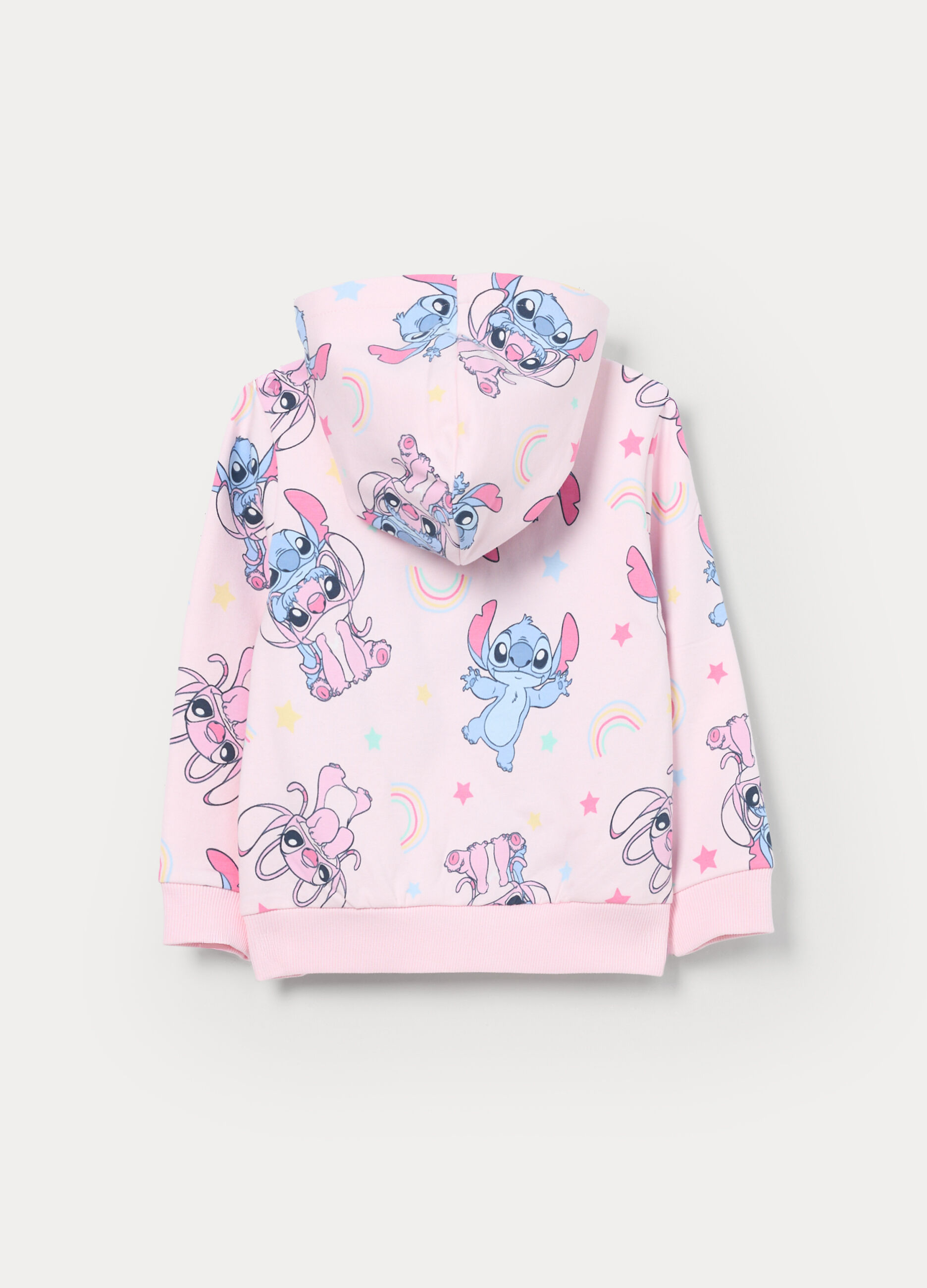 Felpa full zip con cappuccio bimba_1