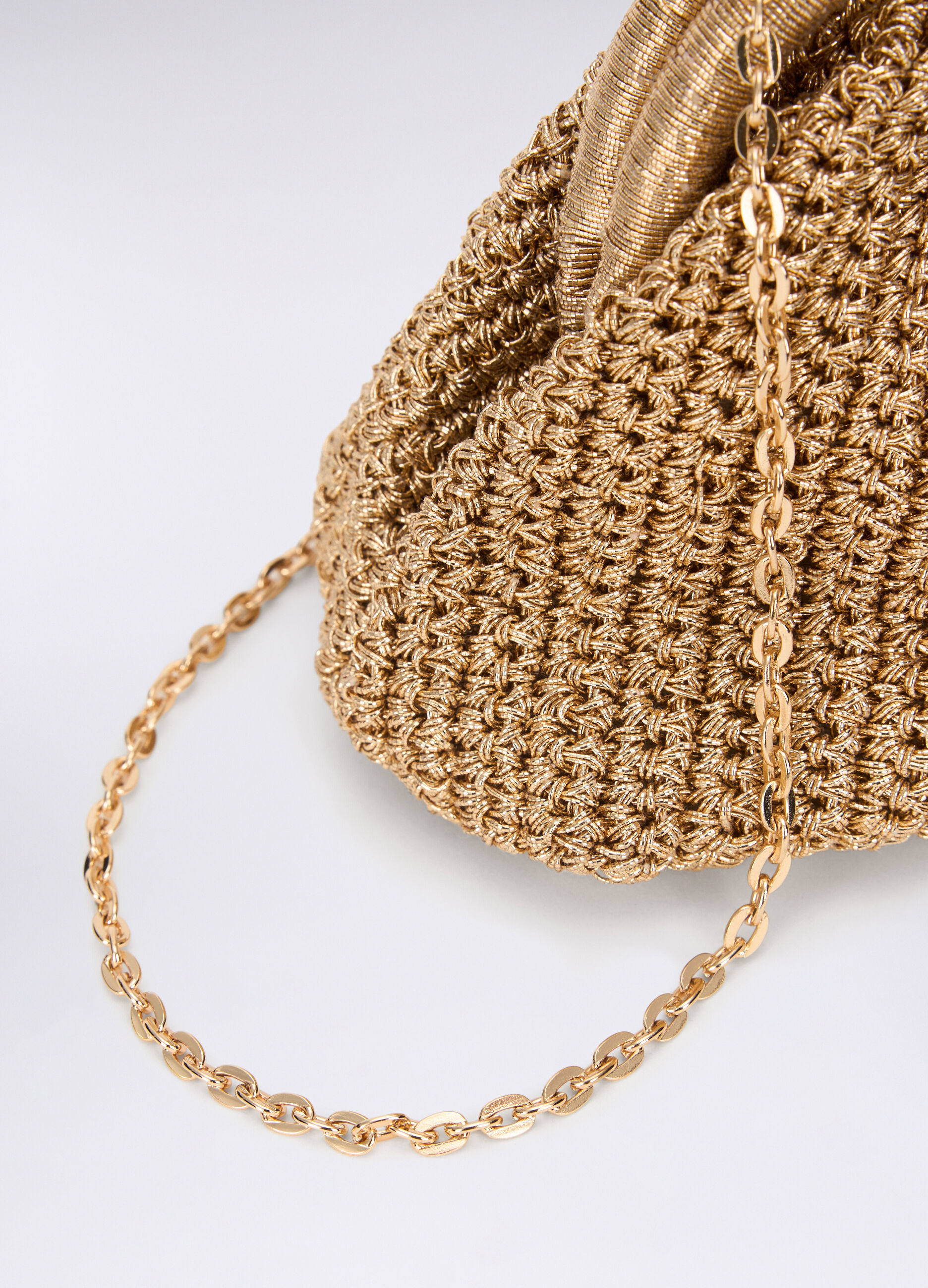 Pochette crochet in filo lurex donna_2
