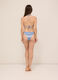 Costume a triangolo a righe con filo lurex donna_1