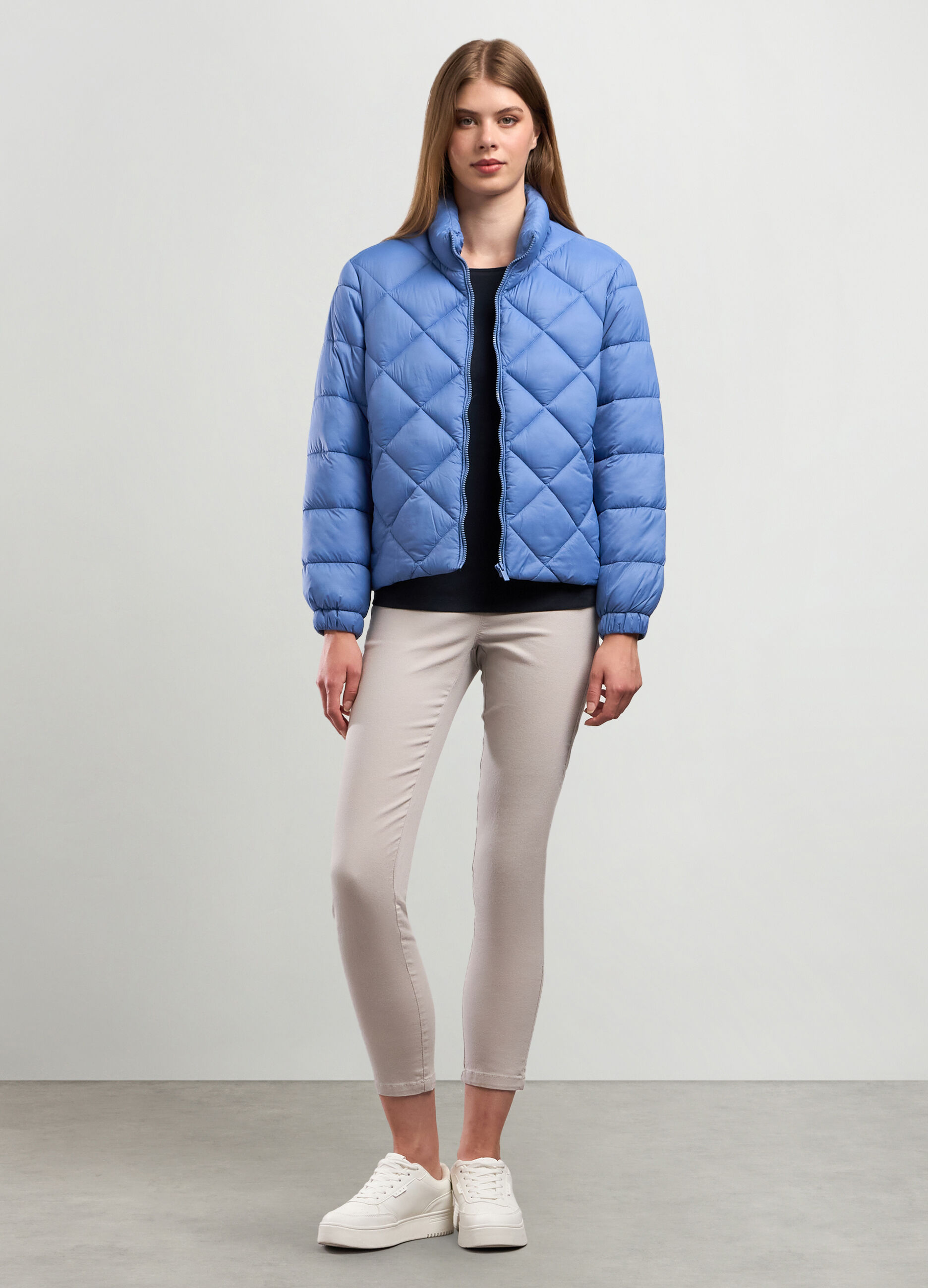 Giubbino imbottito full zip donna_0