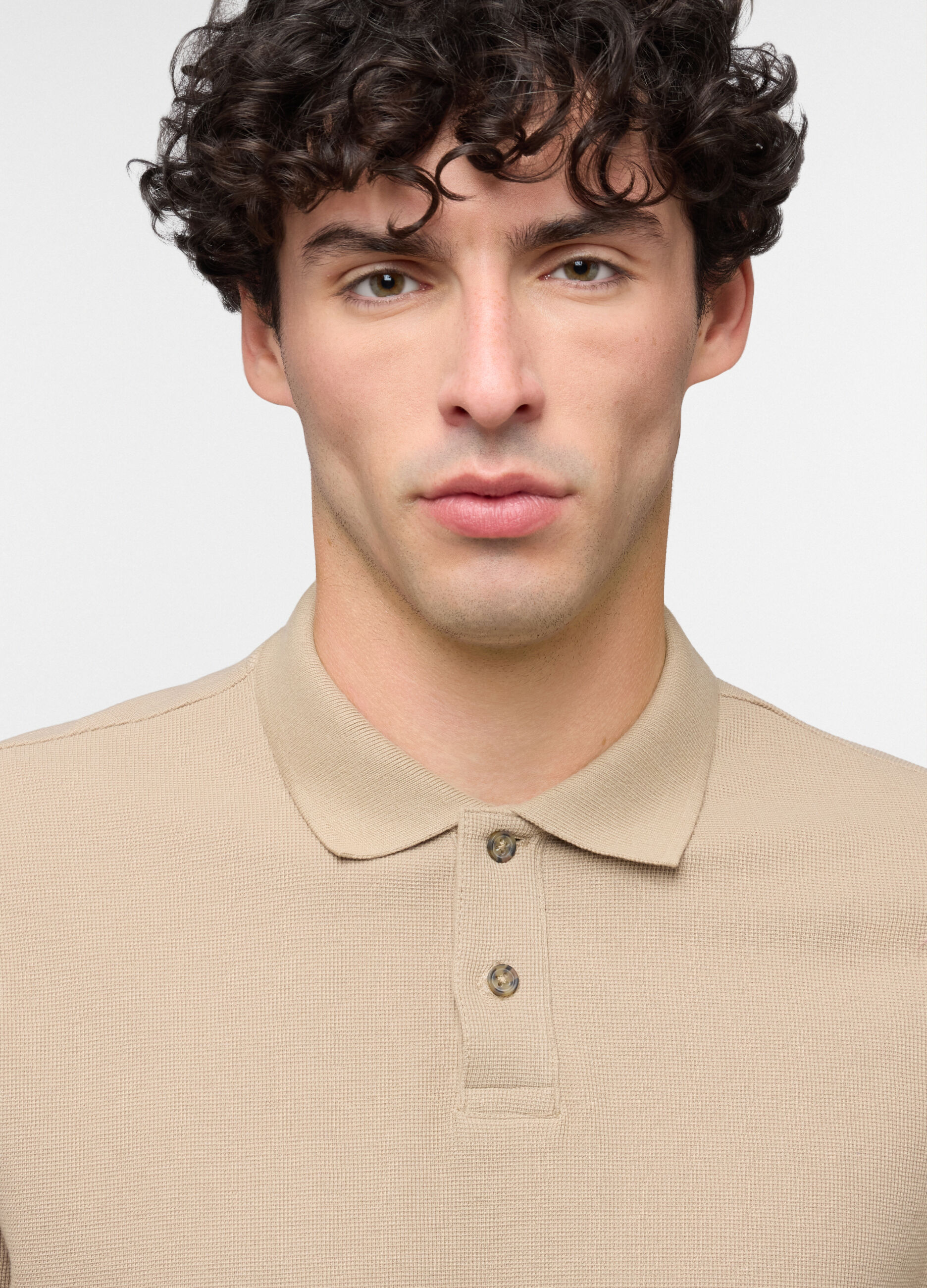 Polo a maniche corte in maglia uomo_2