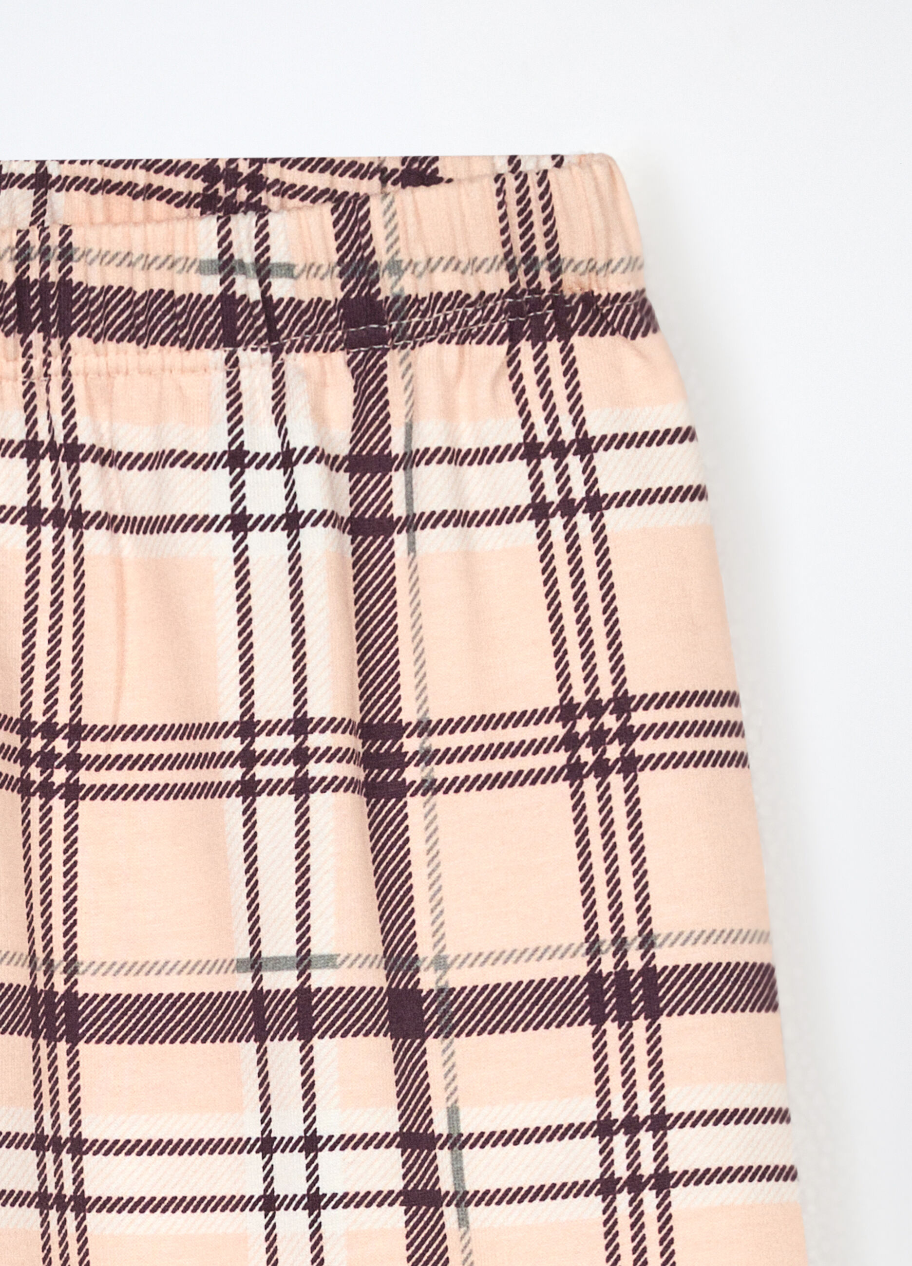 Set pigiama lungo in puro cotone fleece bambina_3