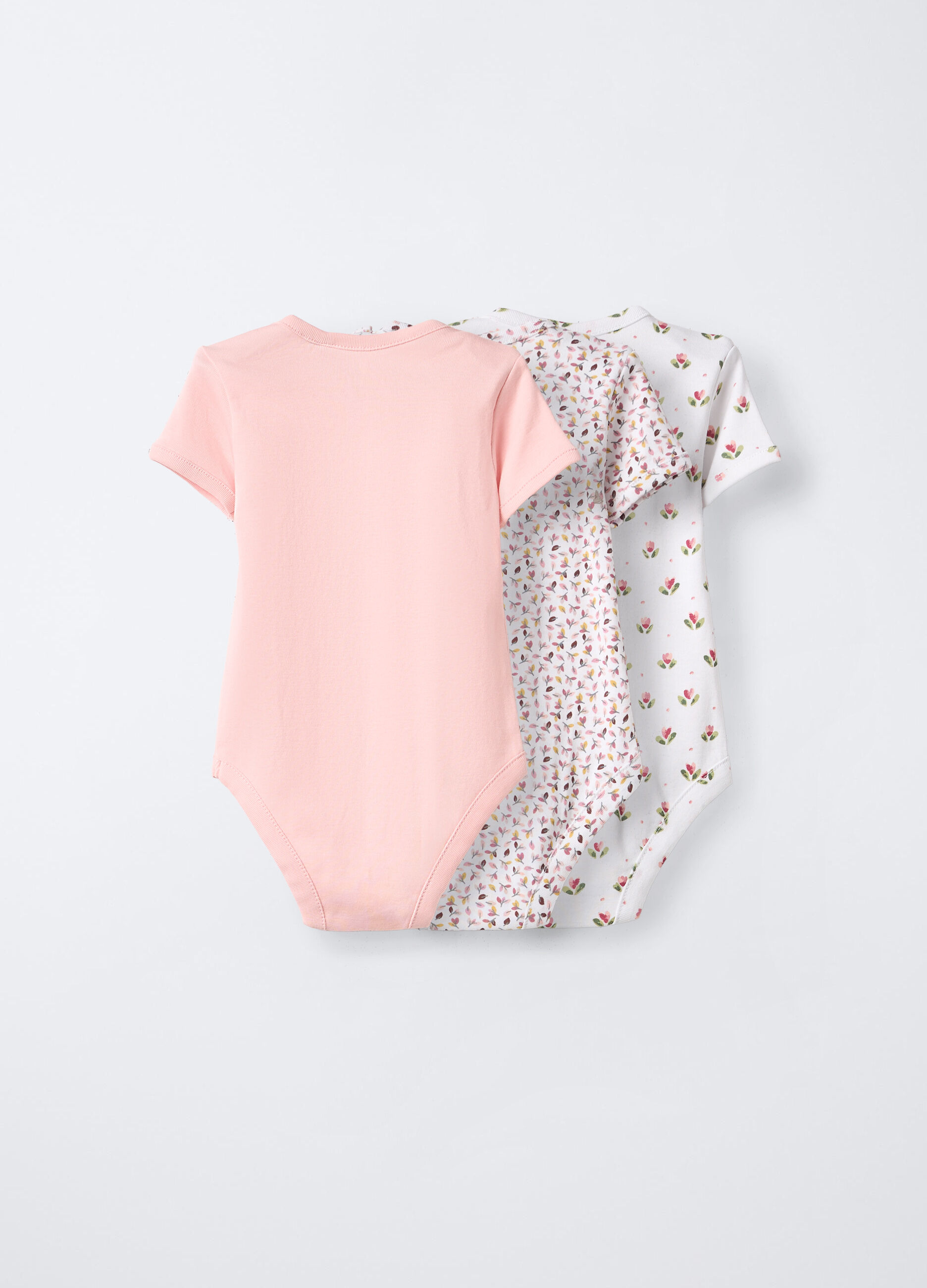 Pack 3 body in interlock di puro cotone neonata_1