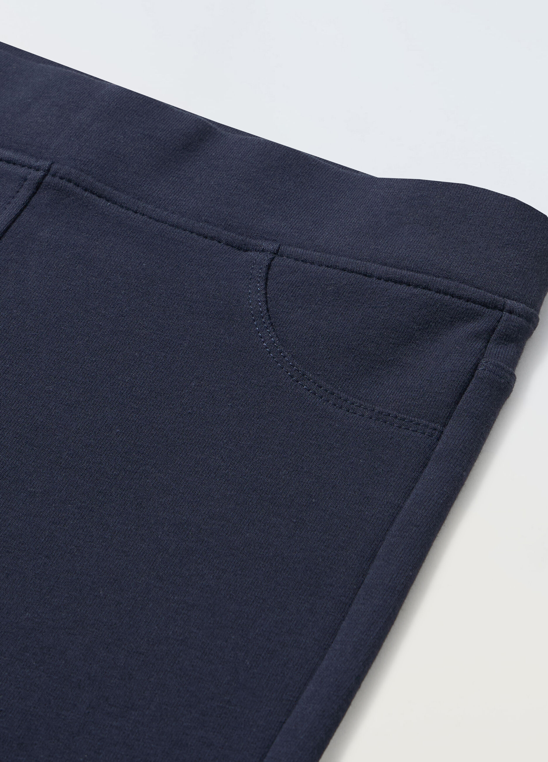 Treggings flare fit in french terry stretch ragazza_1