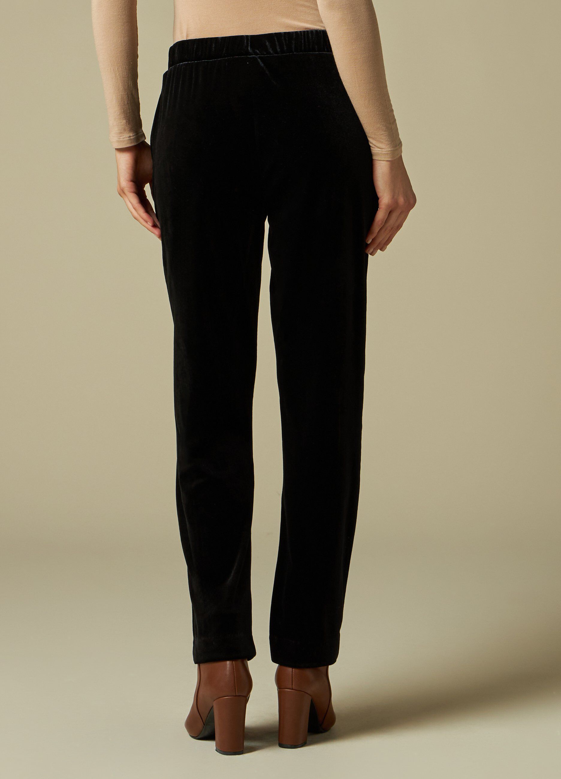 Pantaloni in velluto donna