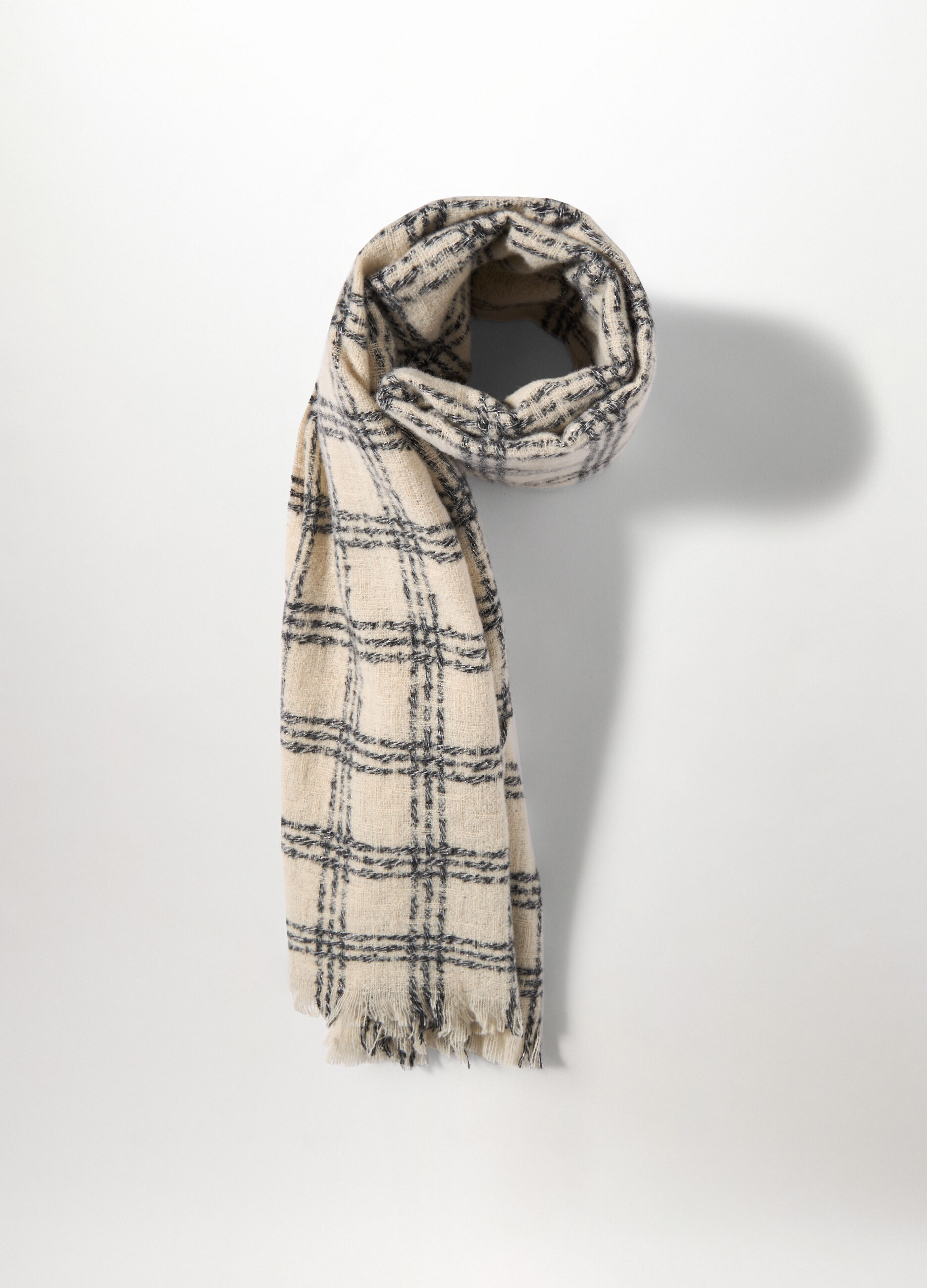 Sciarpa a quadri donna_1