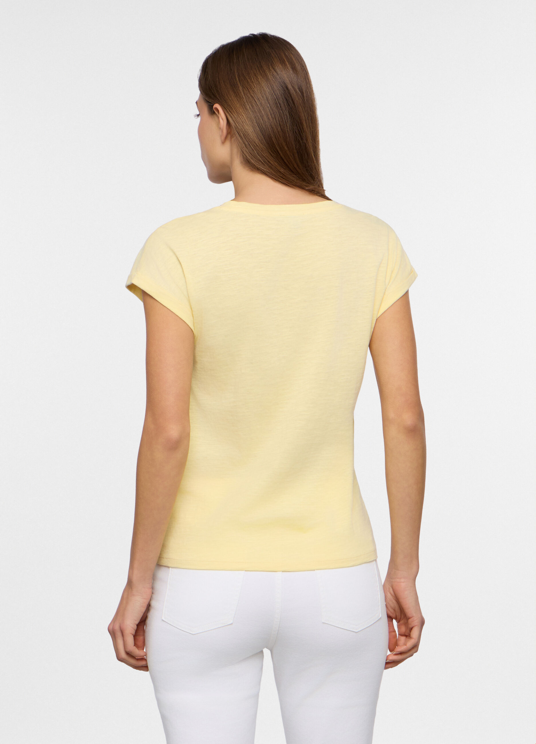 T-shirt girocollo donna_1