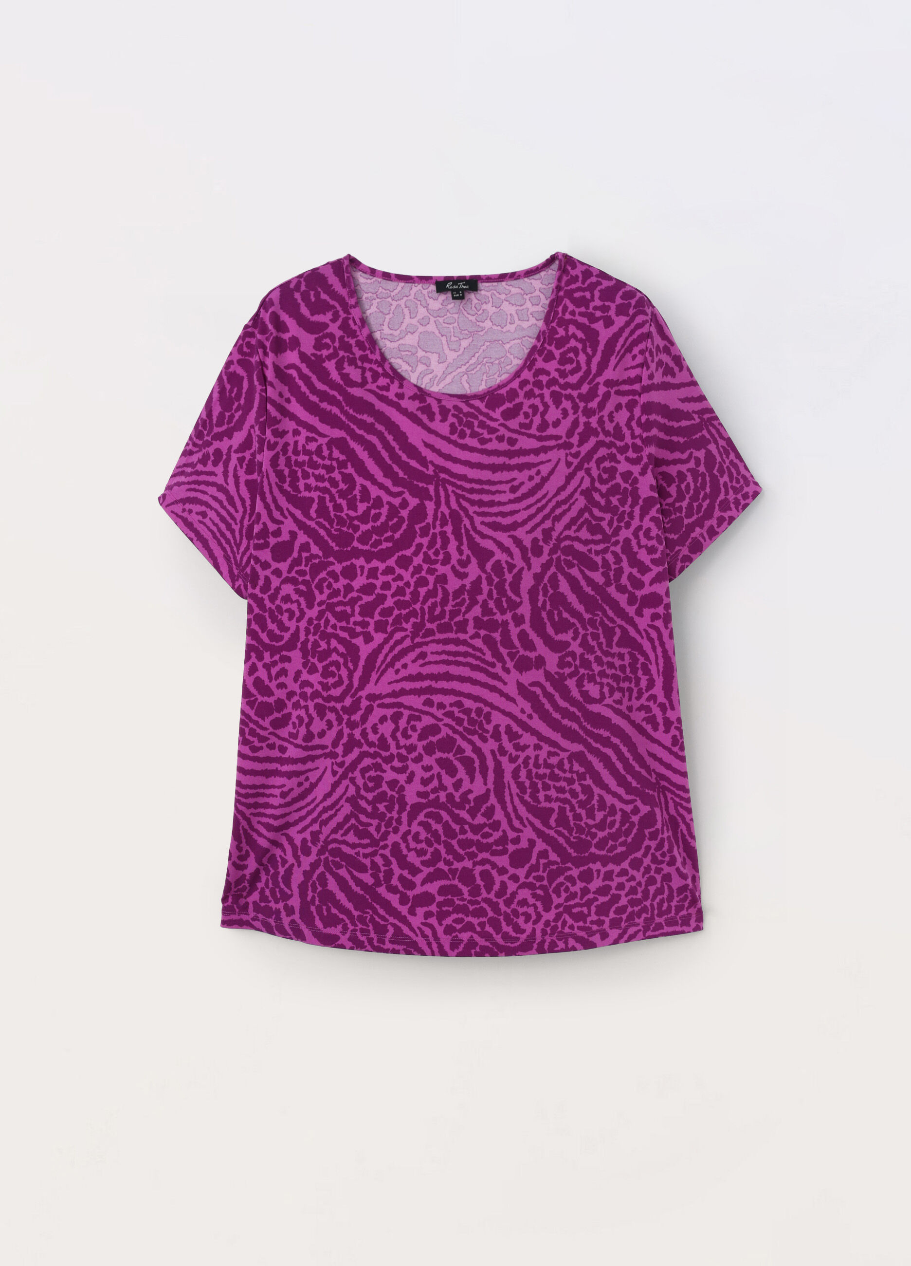 T-shirt in jersey stretch donna curvy_0