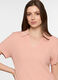 Polo con scollo a V donna_2