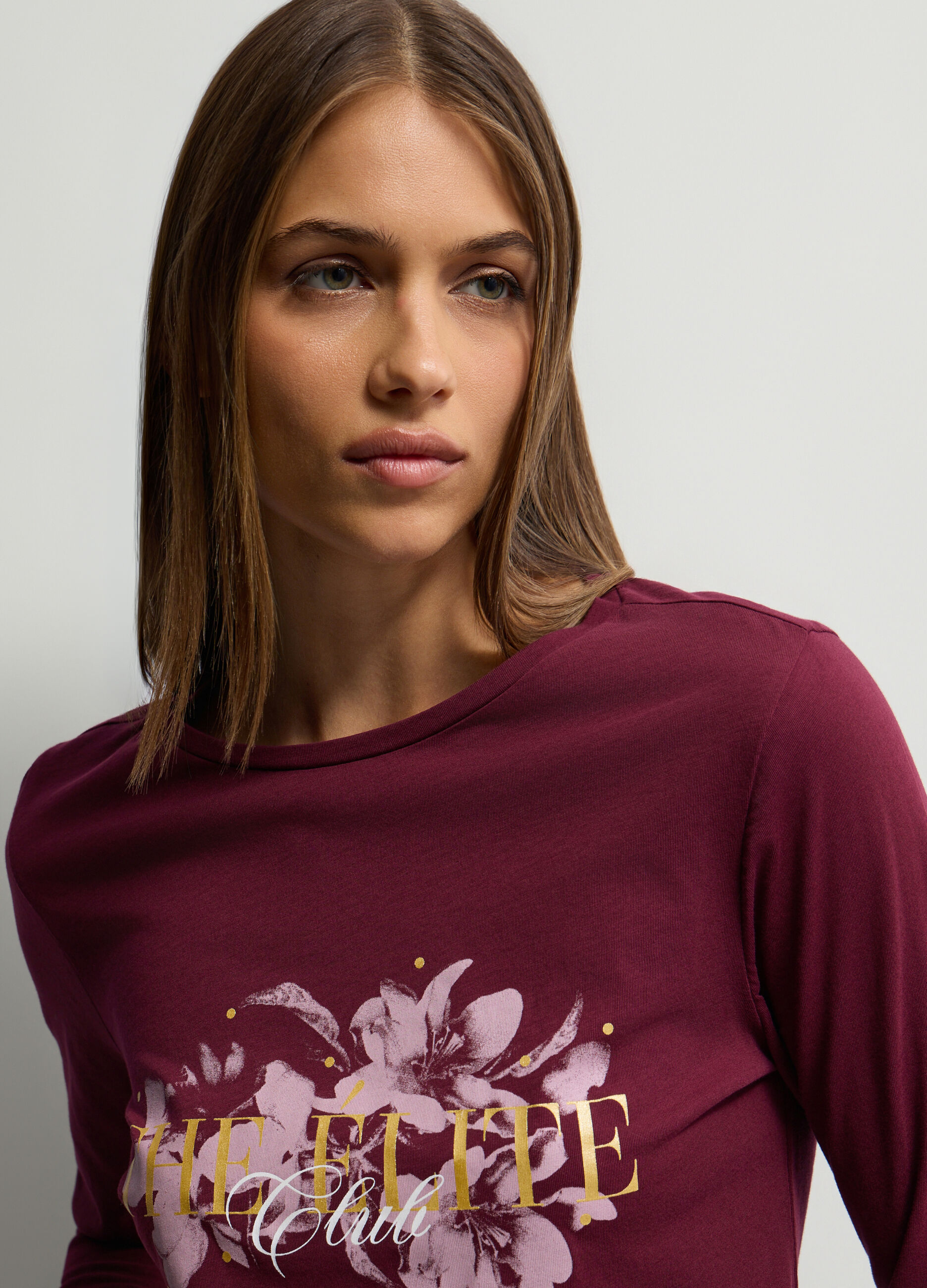 T-shirt girocollo donna_2