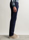 Pantalone regular fit in twill di cotone uomo_1