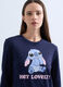 Set pigiama lungo Disney in jersey di puro cotone donna_2