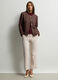 Giacca girocollo in tweed donna_0
