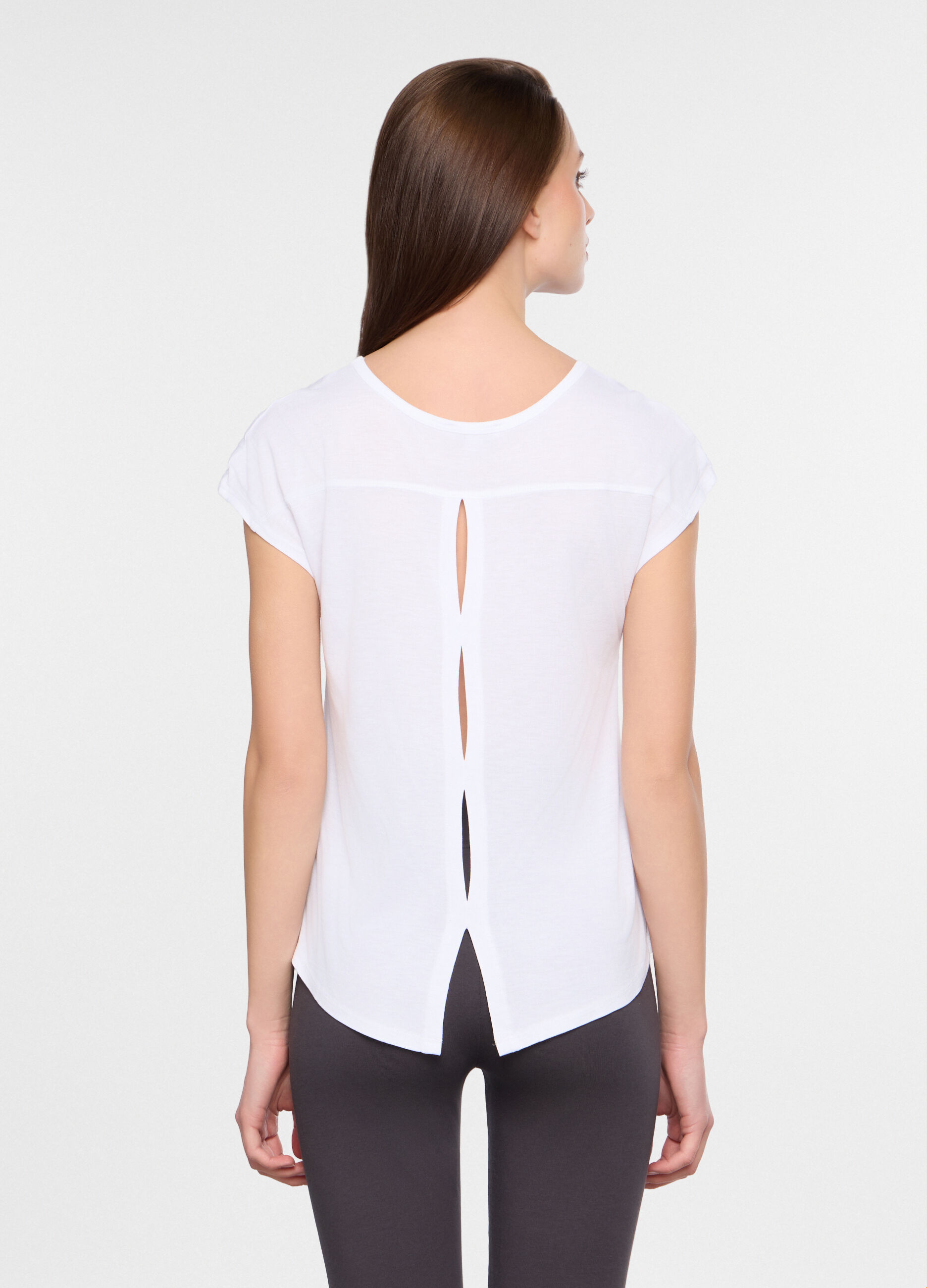 T-shirt girocollo over fit donna_1