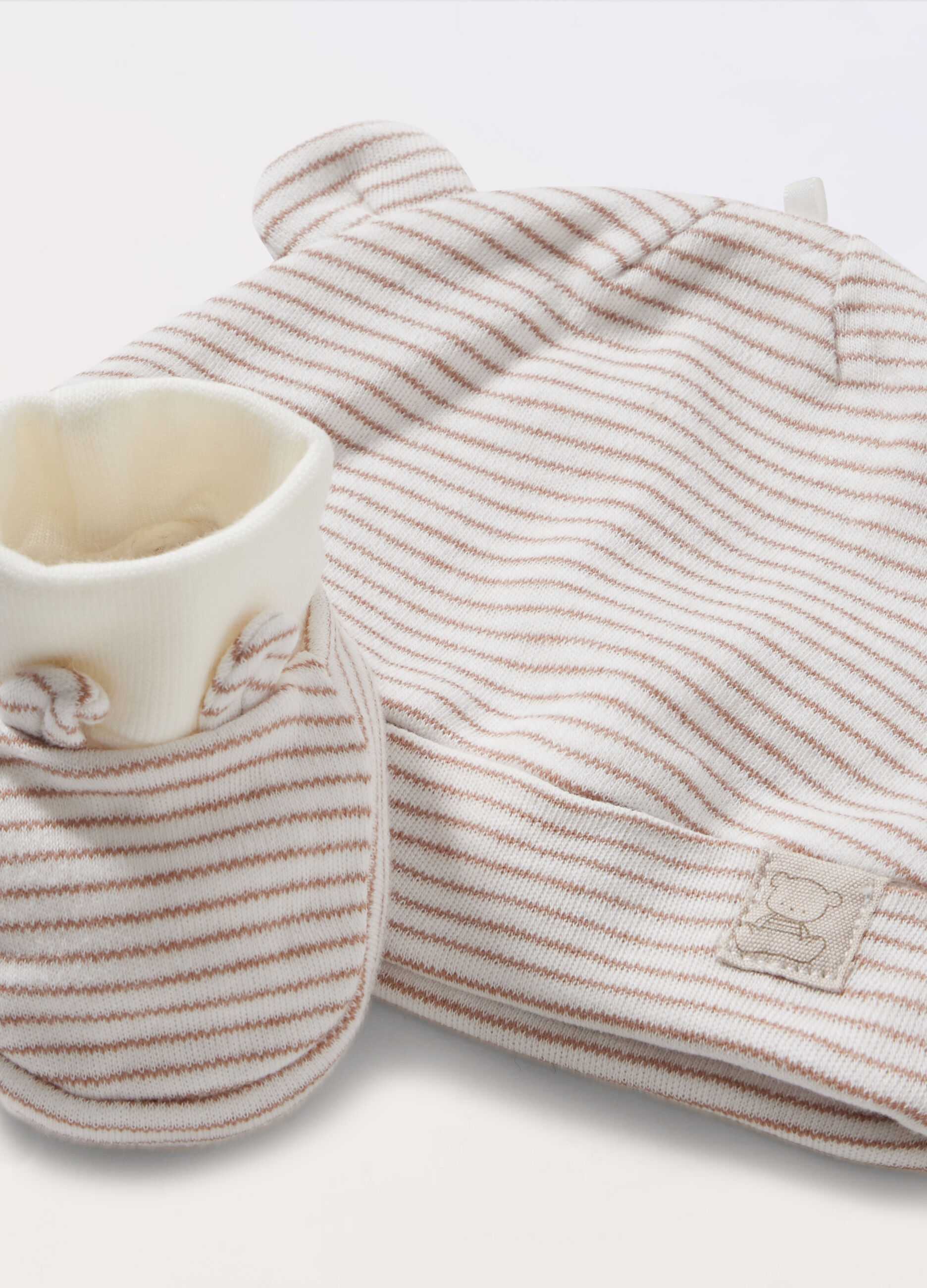Set berretto + scarpette neonato