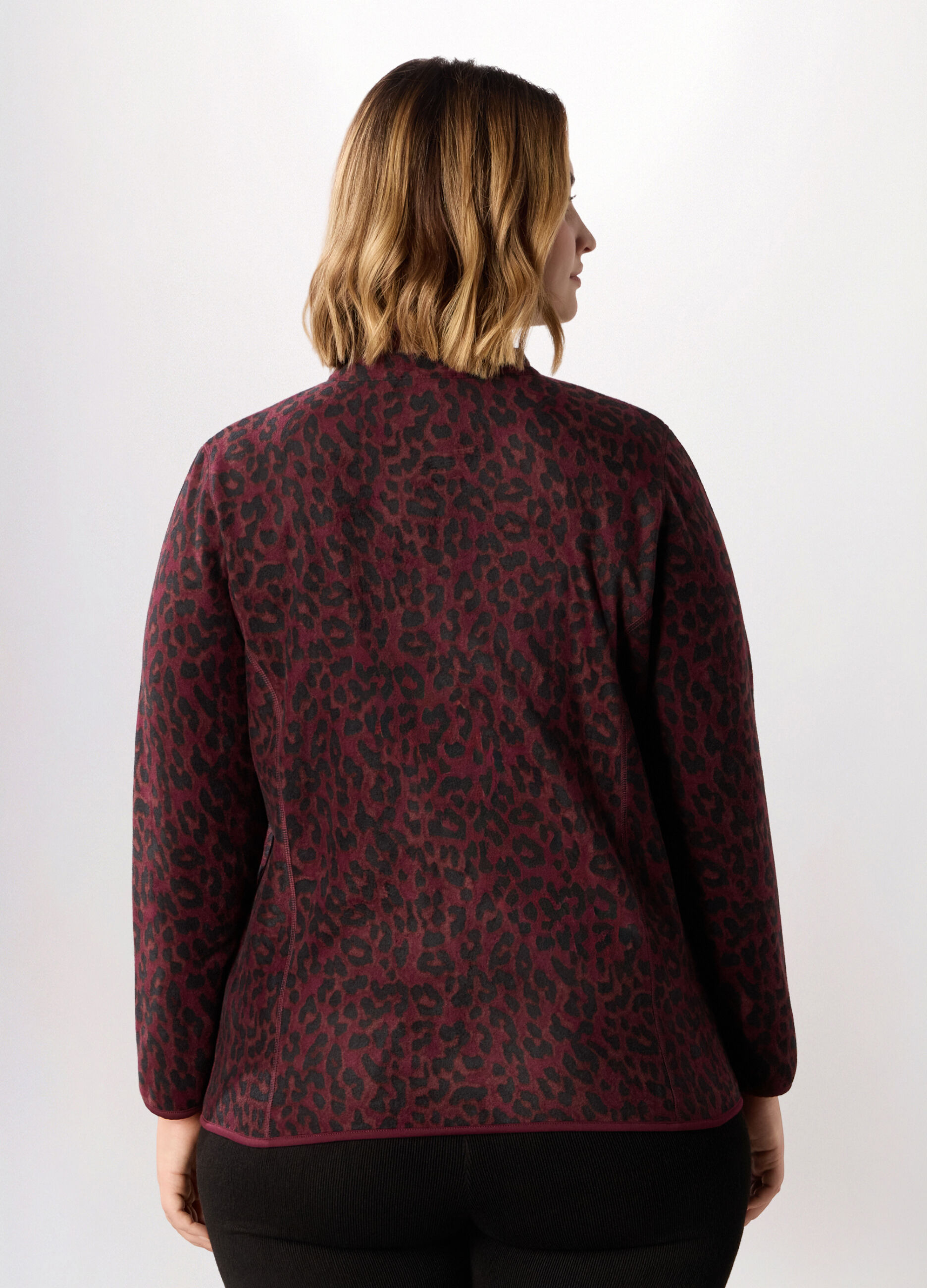 Felpa in pile donna curvy_1