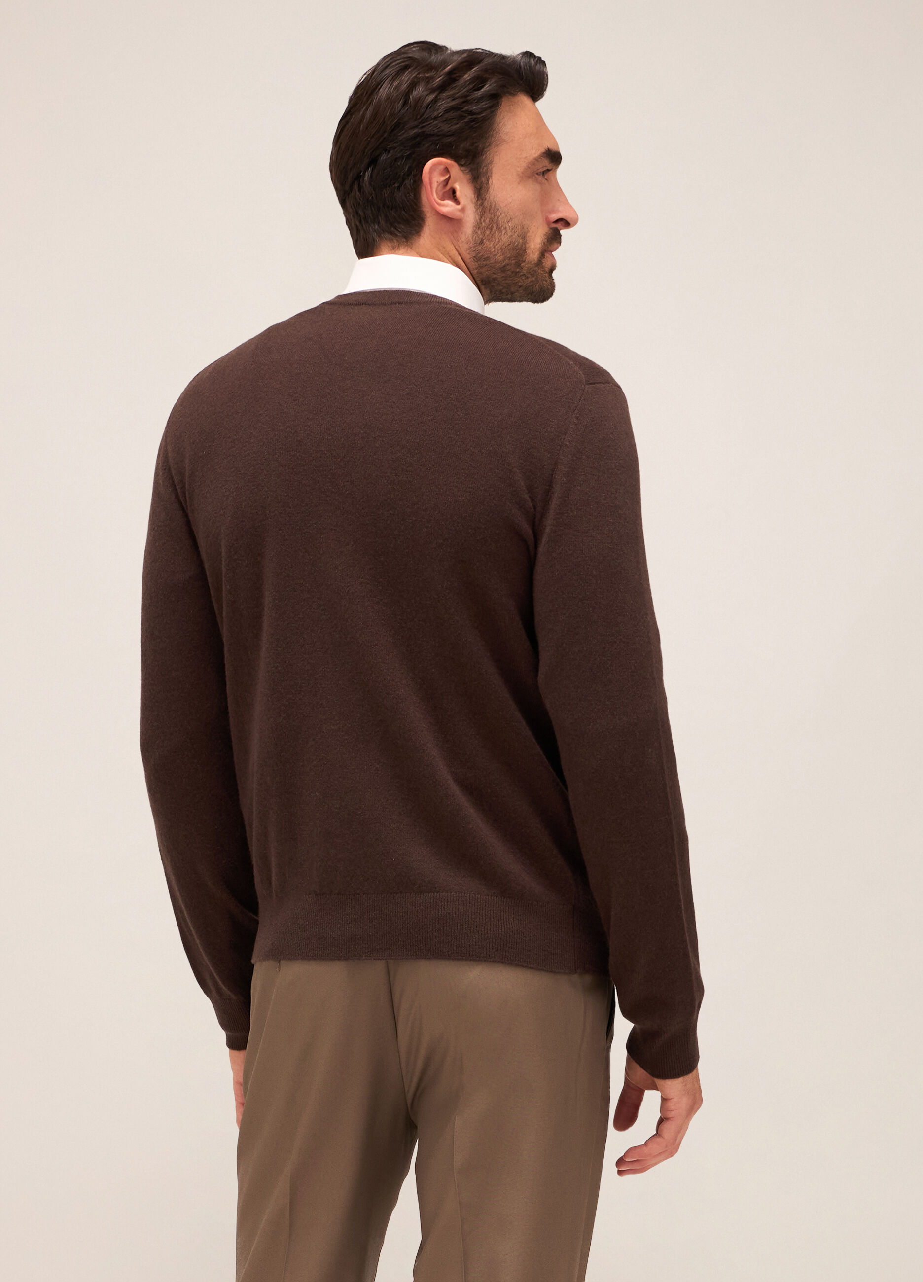 Cardigan in lambswool uomo_1