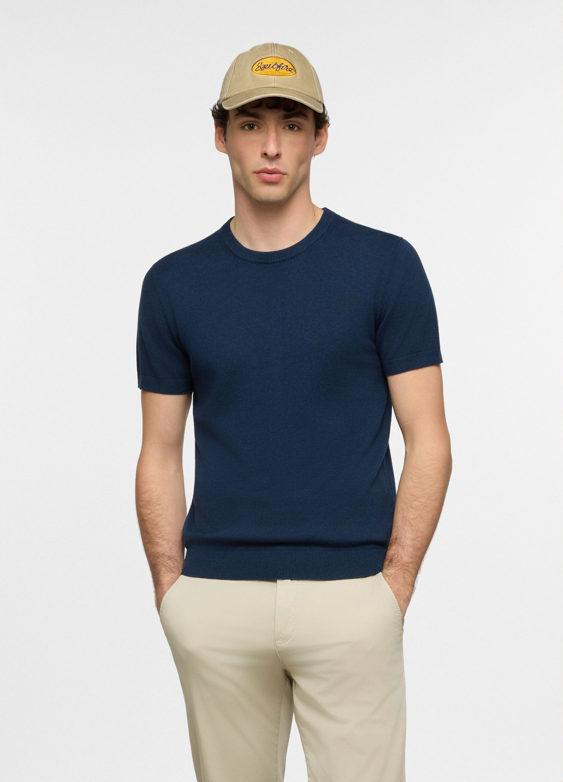 Maglietta girocollo a maniche corte uomo_0