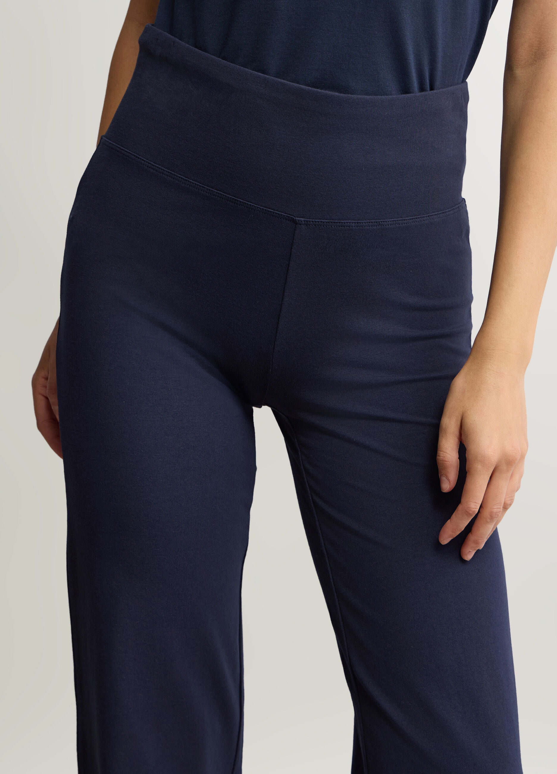 Leggins Fit Regular in jersey di cotone stretch donna_3