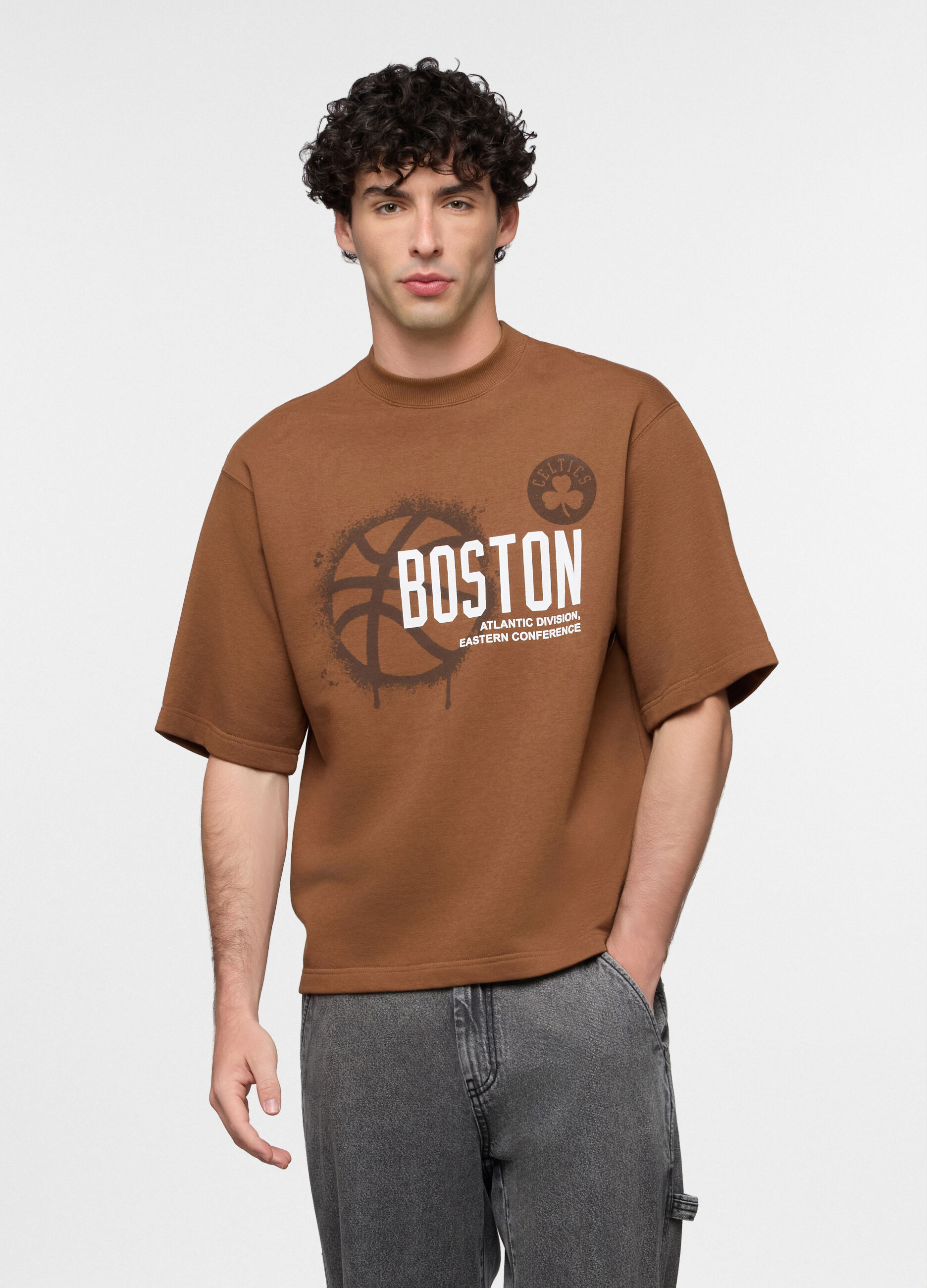 T-shirt girocollo Boston Celtics uomo_0