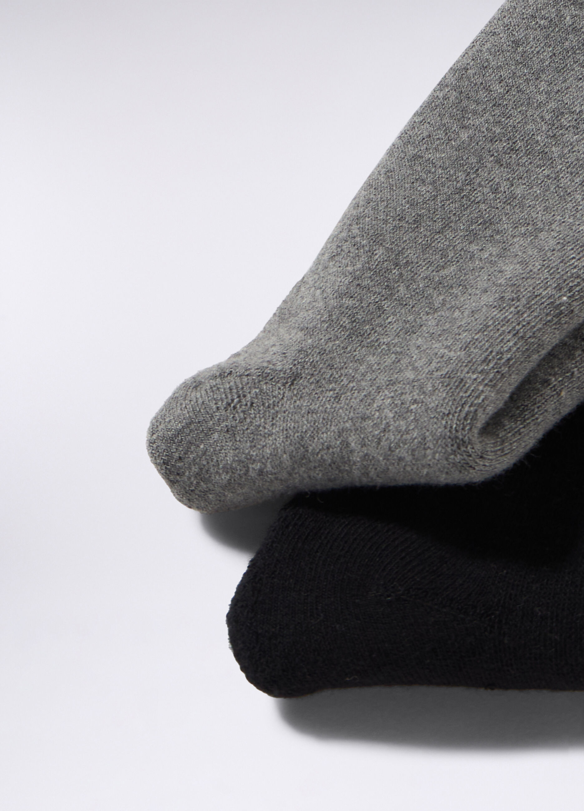 Pack 2 calze lunghe in cotone stretch donna_1