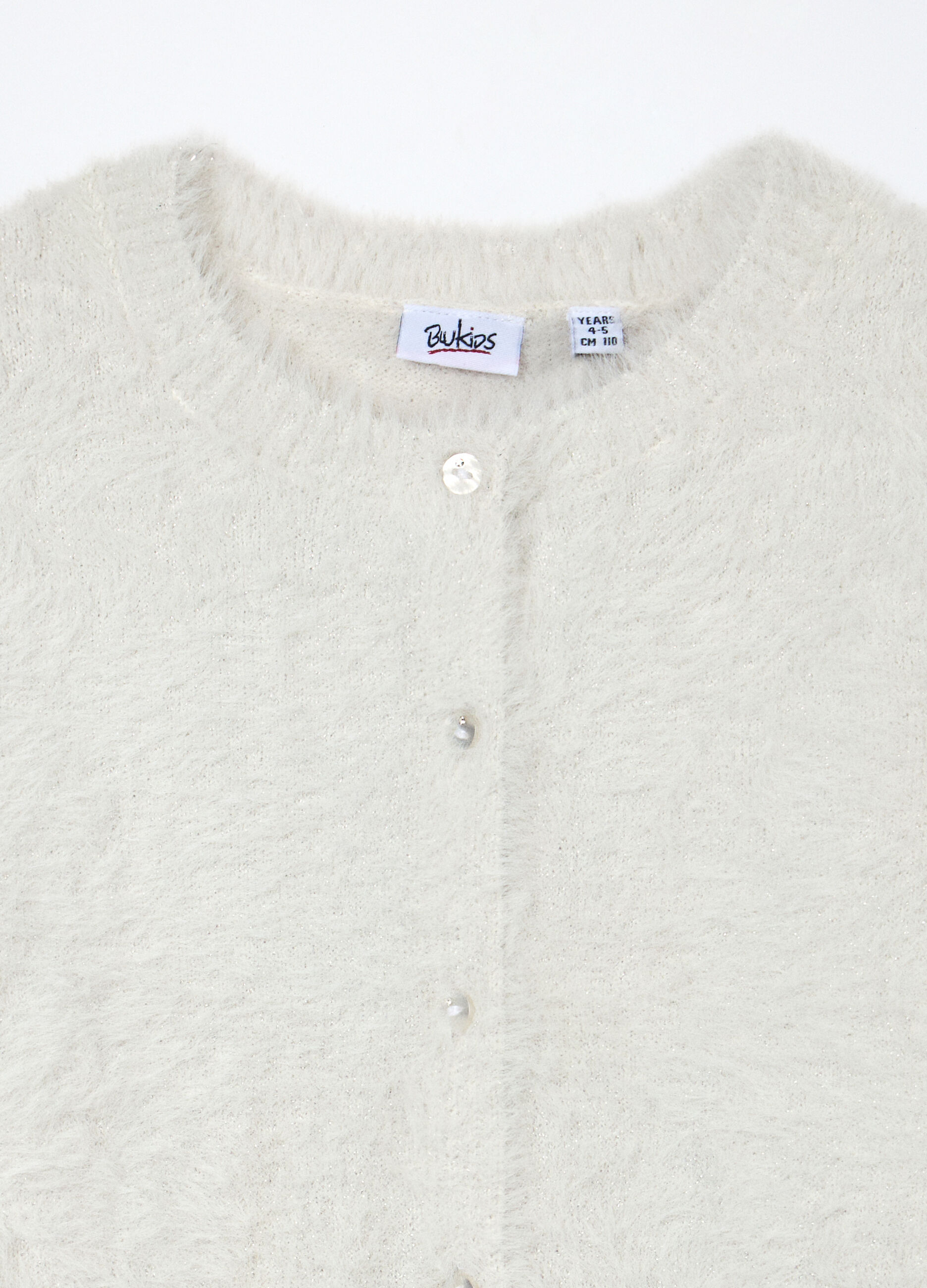 Cardigan tricot spazzolato bambina_2