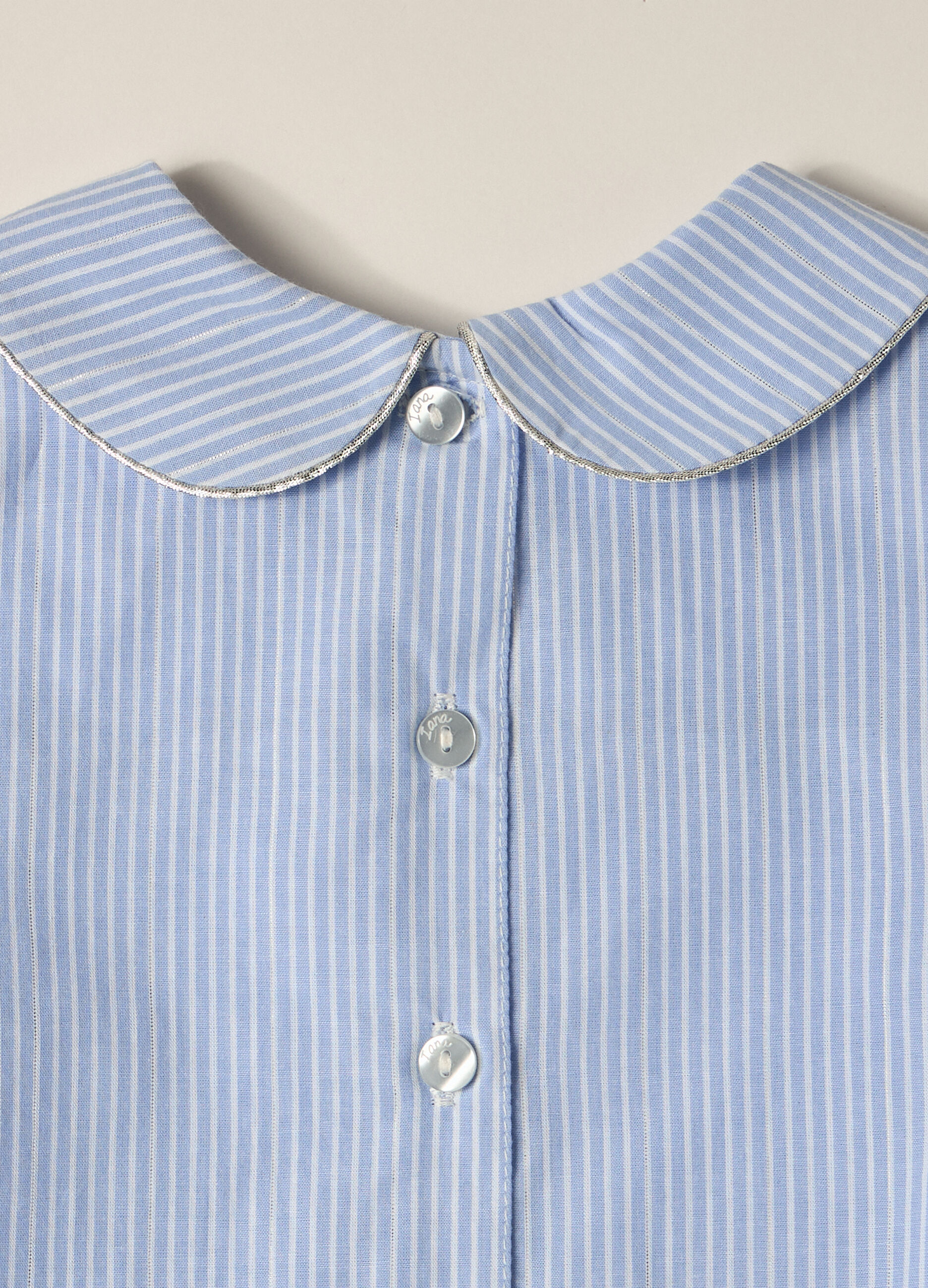 Blusa in cotone con filo lurex IANA neonata_1