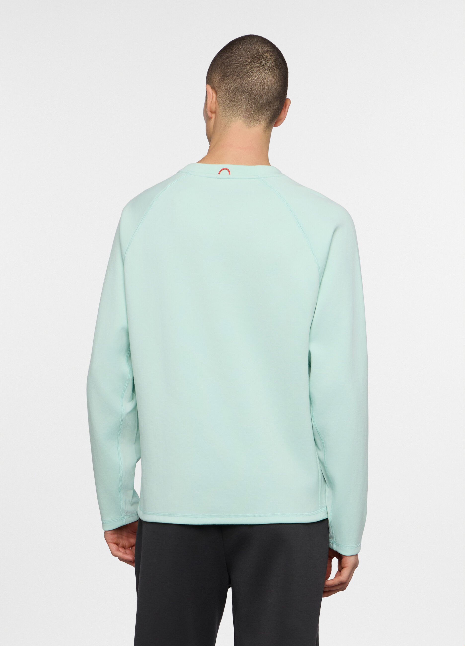 Felpa girocollo in interlock misto cotone uomo_1