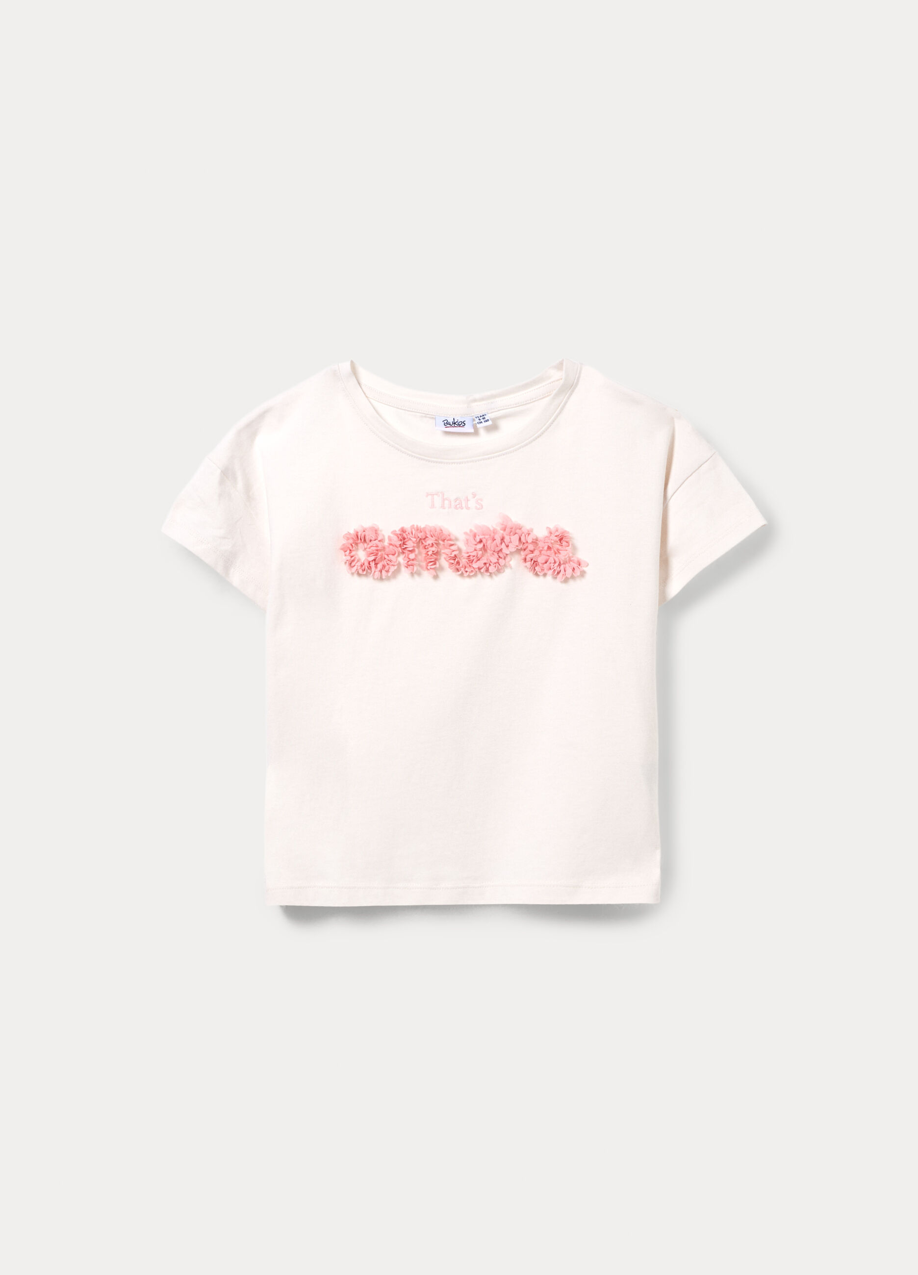 T-shirt girocollo stretch bambina_0